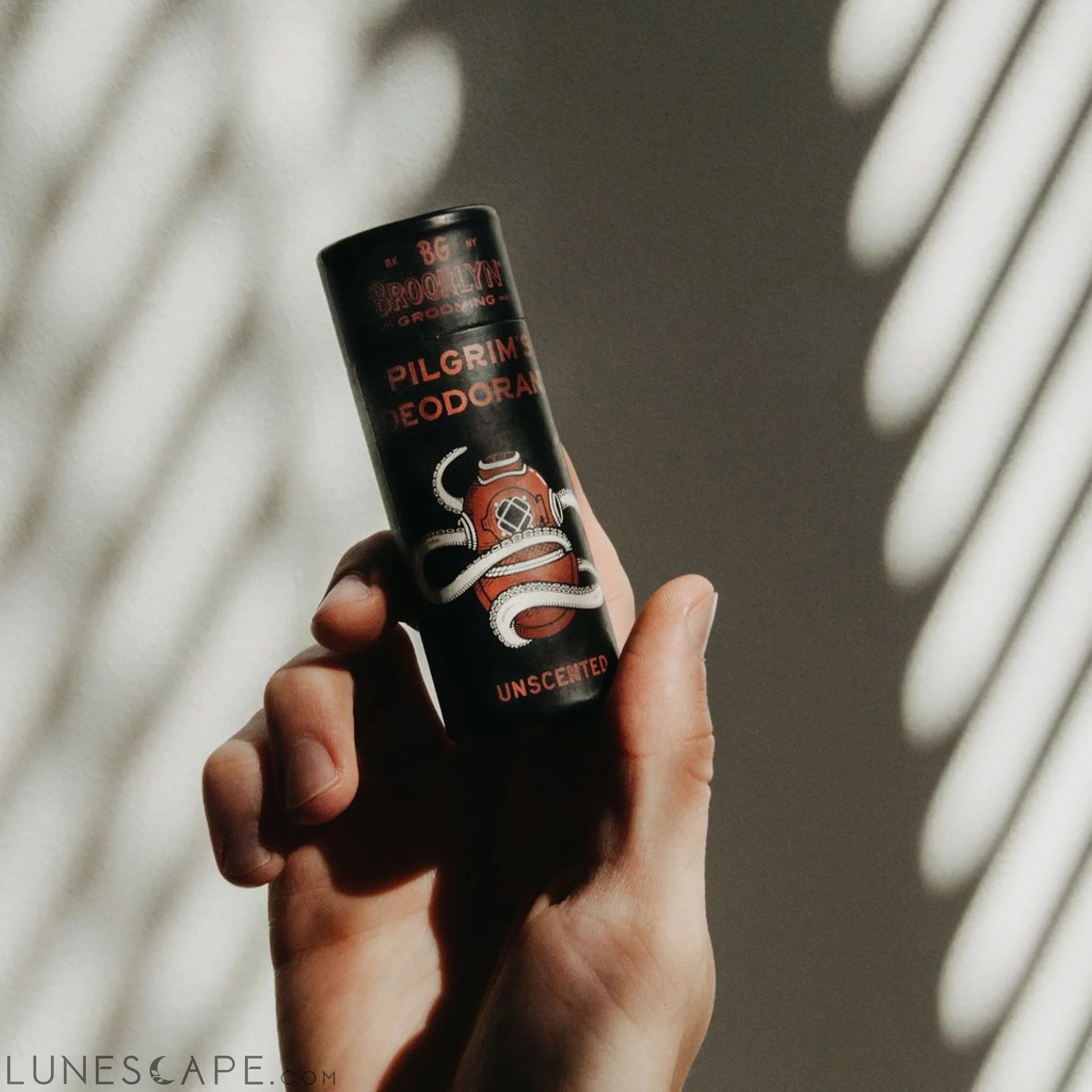 Unscented Pilgrim's deodorant LUNESCAPE