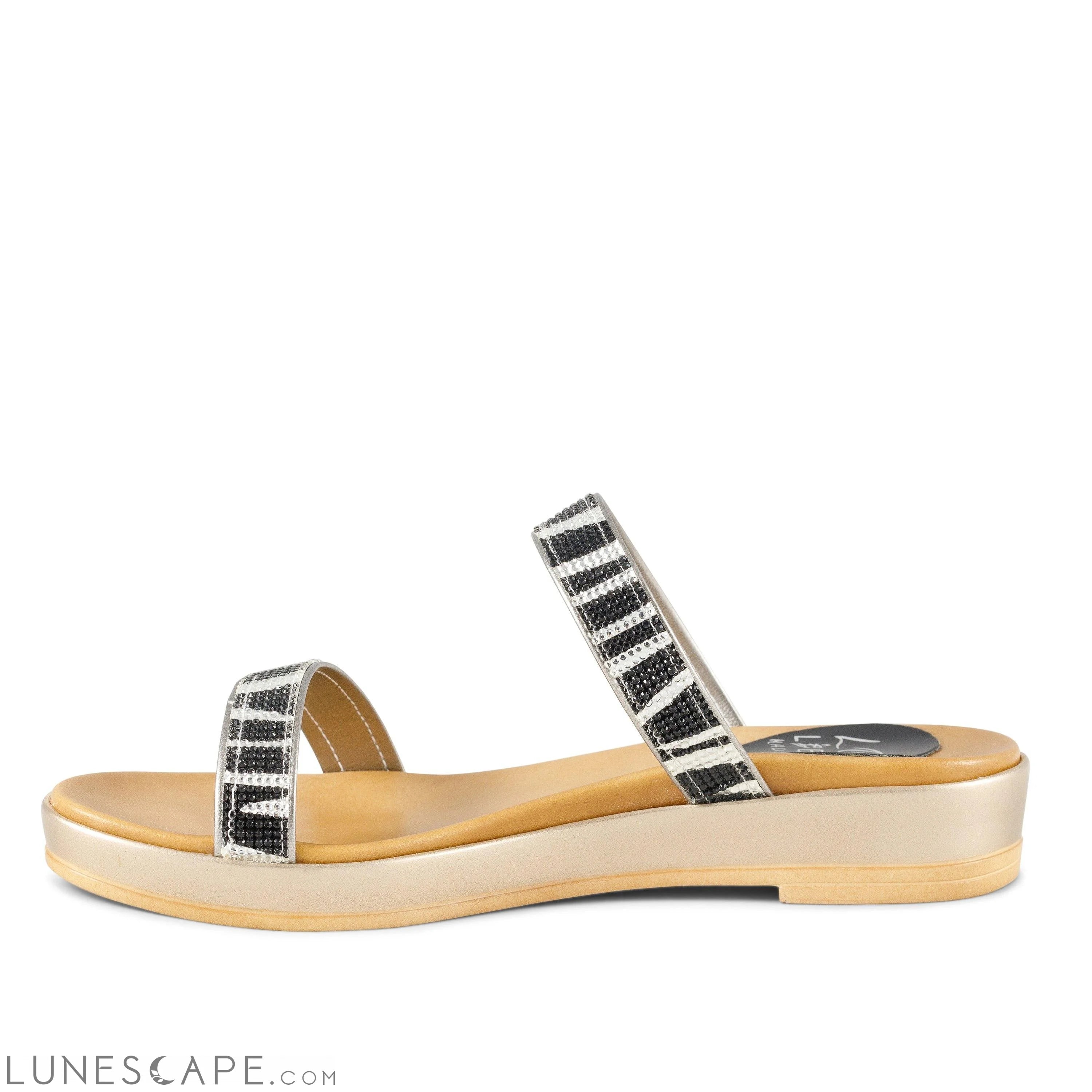 Untamed Flat Espadrille Sandals LUNESCAPE