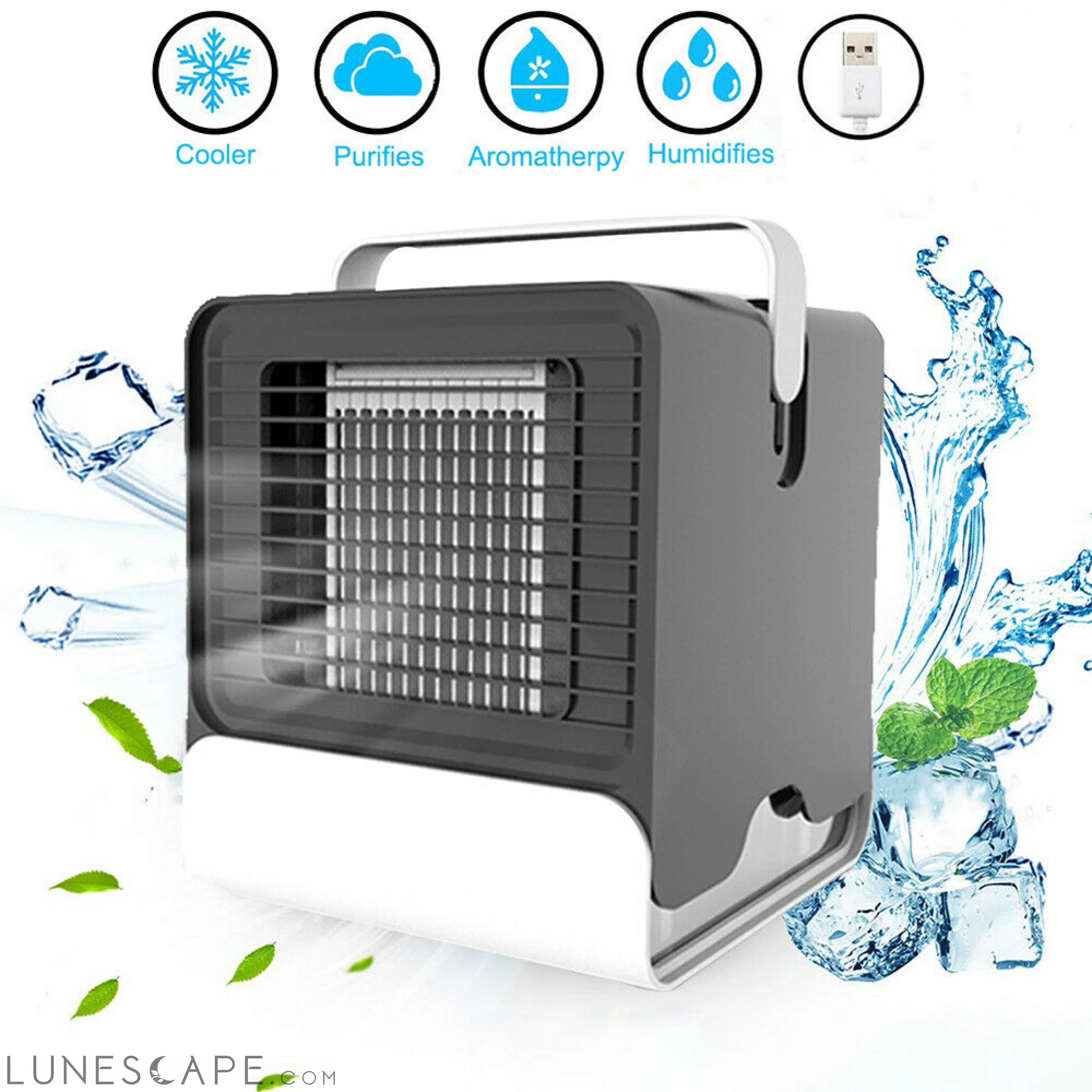 USB Mini Negative Ion Cool Fan Air Conditioner LUNESCAPE
