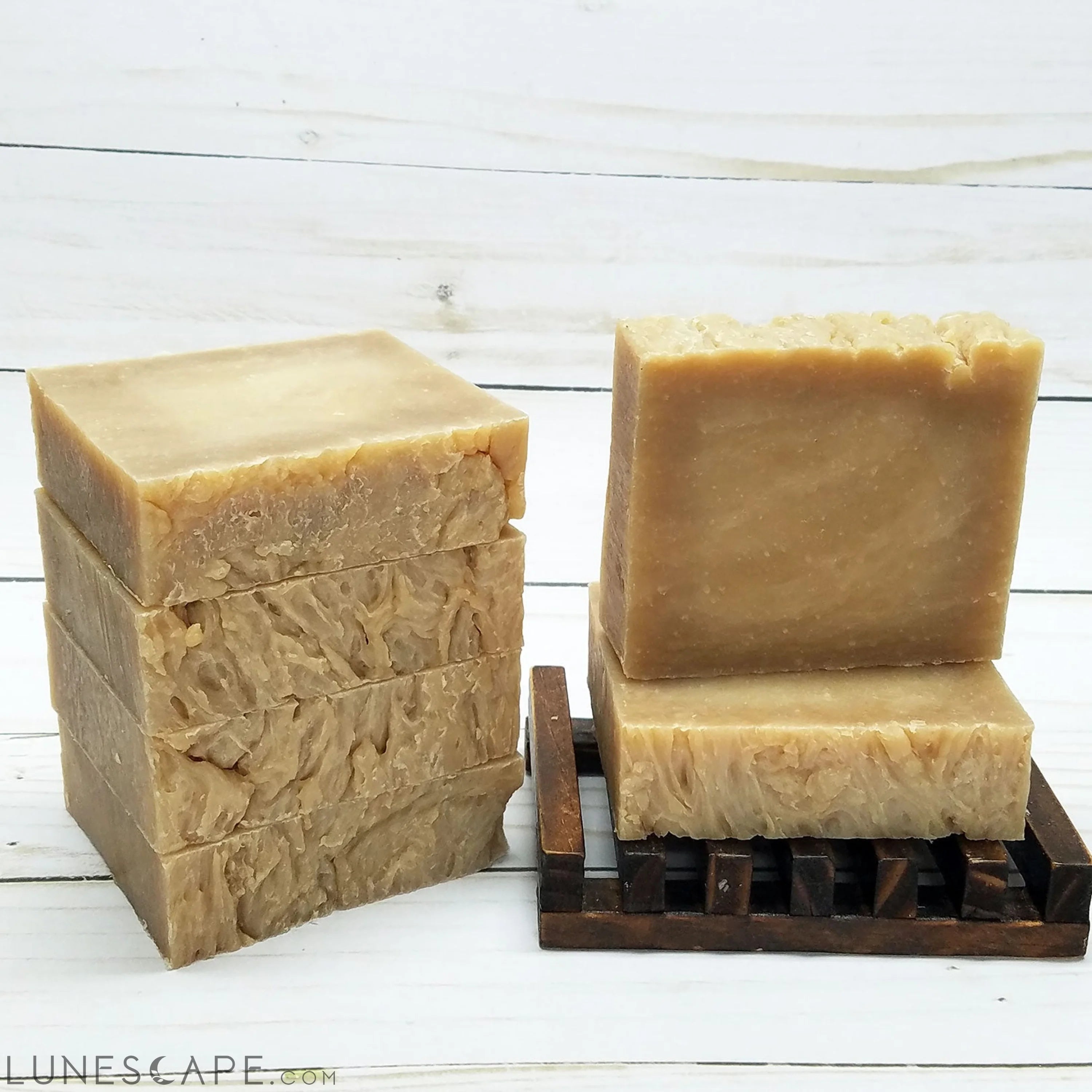 Vegan Honey Almond Handmade Soap LUNESCAPE