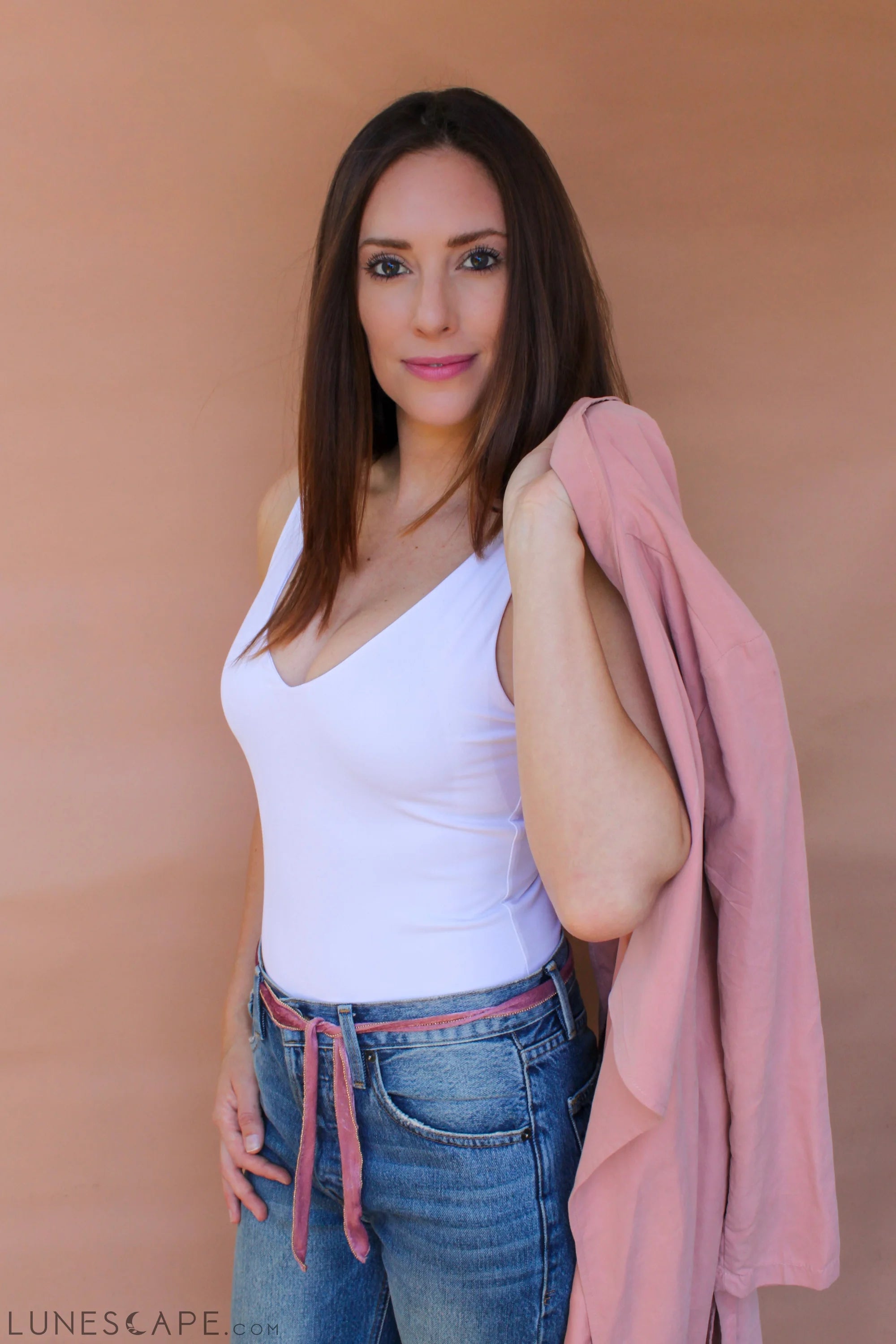 Velvet Convertible Wrap Headband | Blush LUNESCAPE