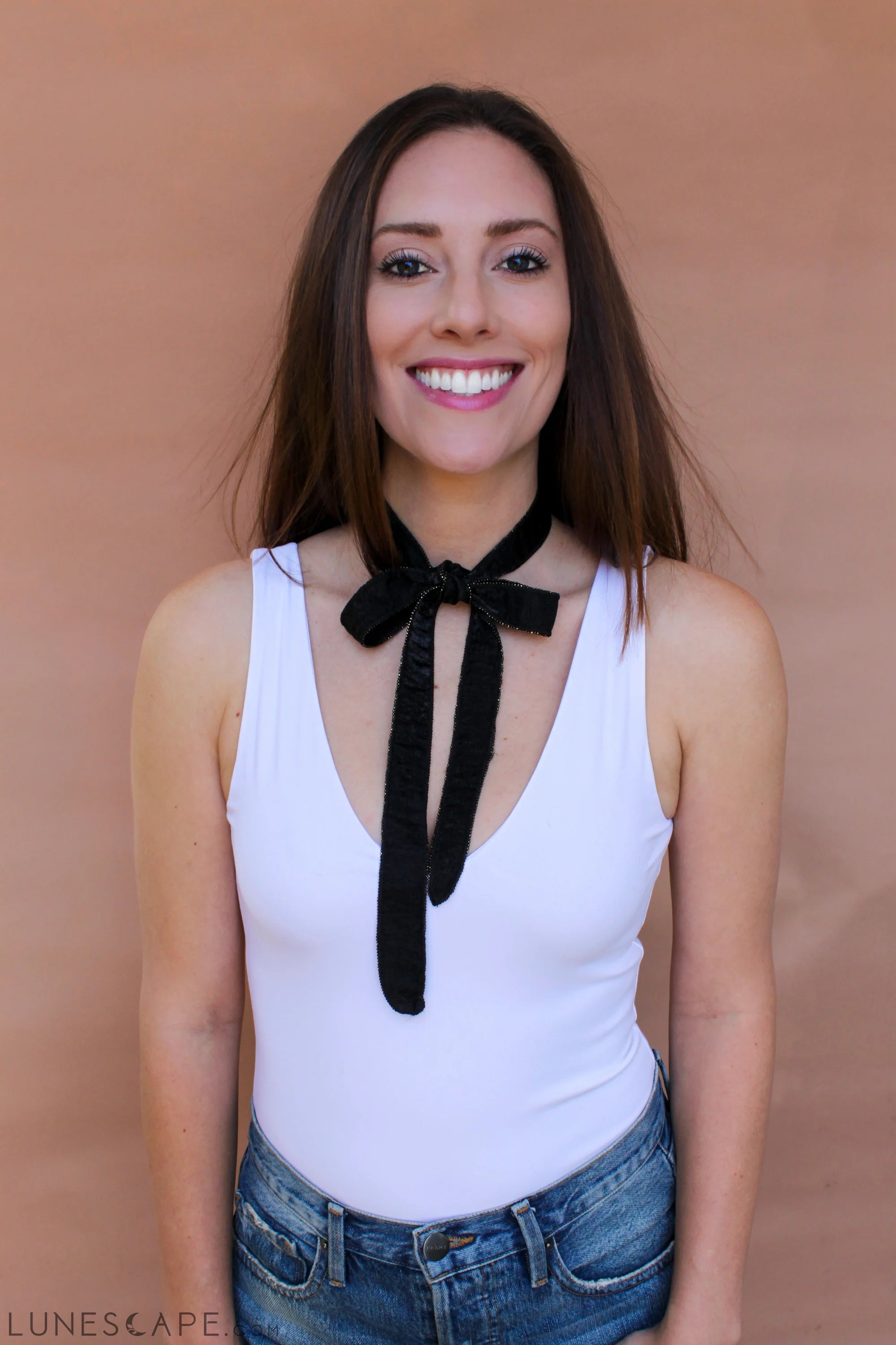 Velvet Convertible Wrap Headband | Blush LUNESCAPE