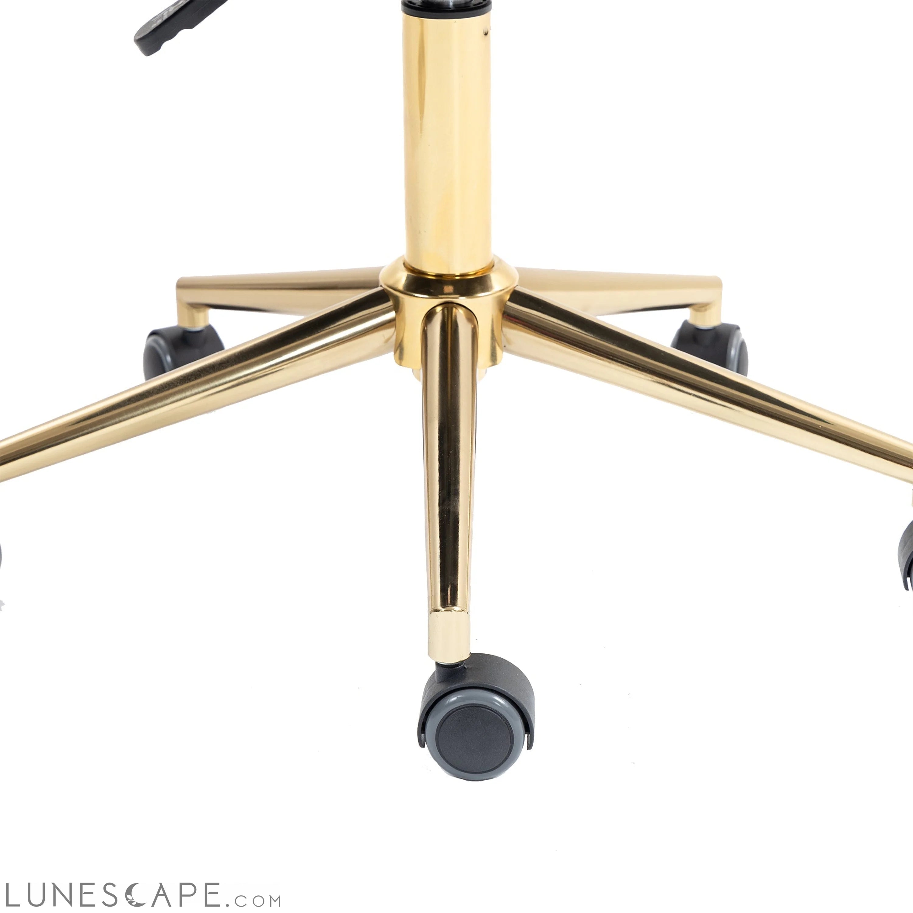 Velvet Home Office Desk Chair, Modern Cute Computer Chair, Wheels LUNESCAPE