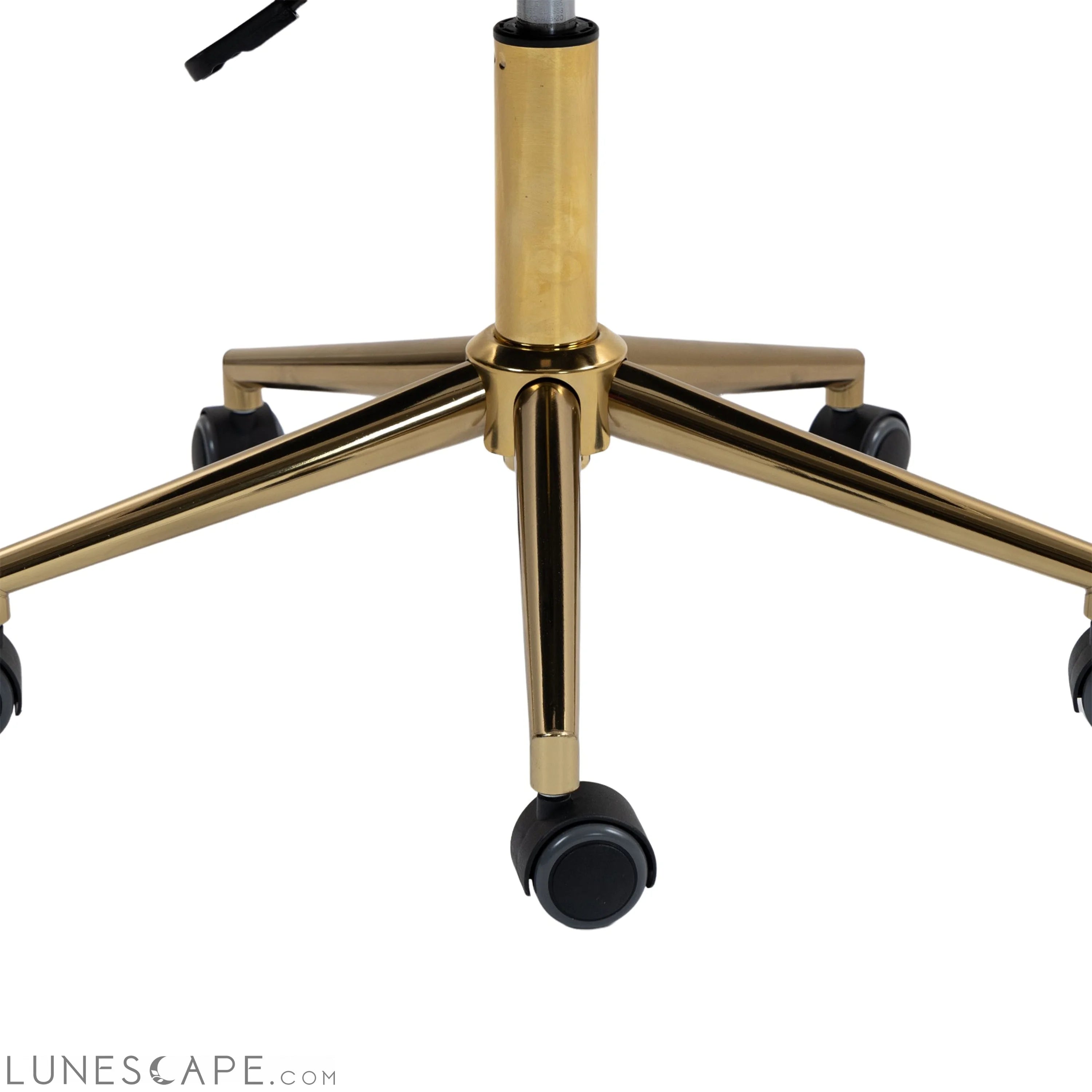 Velvet Home Office Desk Chair, Modern Cute Computer Chair, Wheels LUNESCAPE