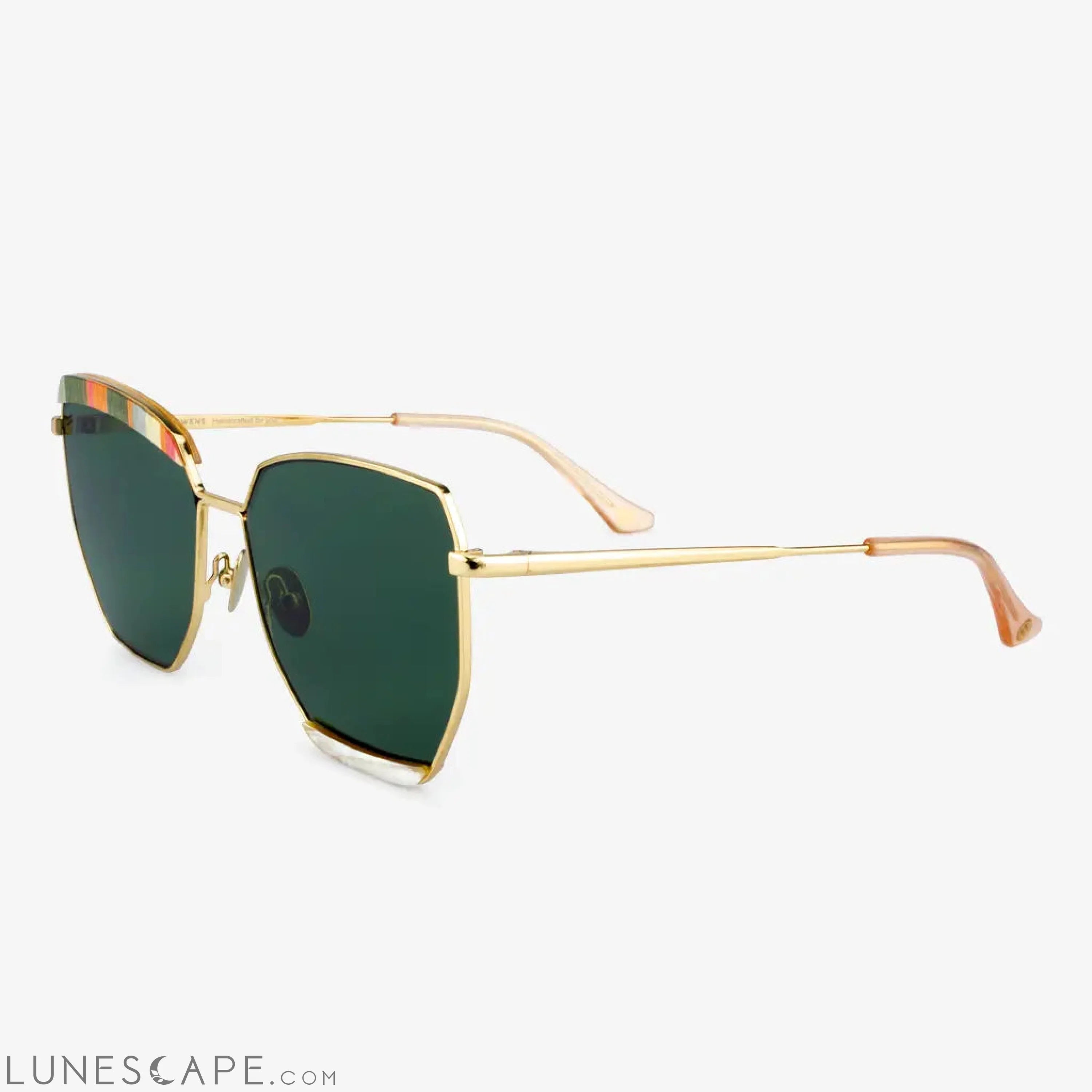 Venice - Metal & Wood Sunglasses LUNESCAPE