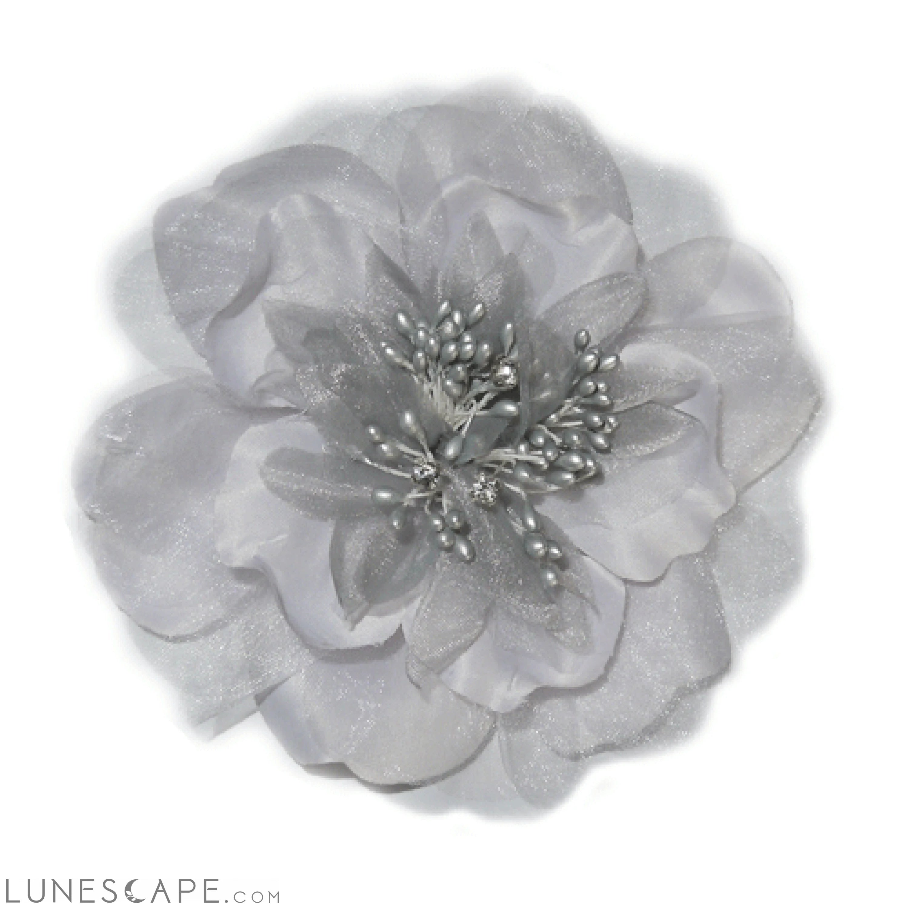 Victoria Collar Flower - Silver LUNESCAPE