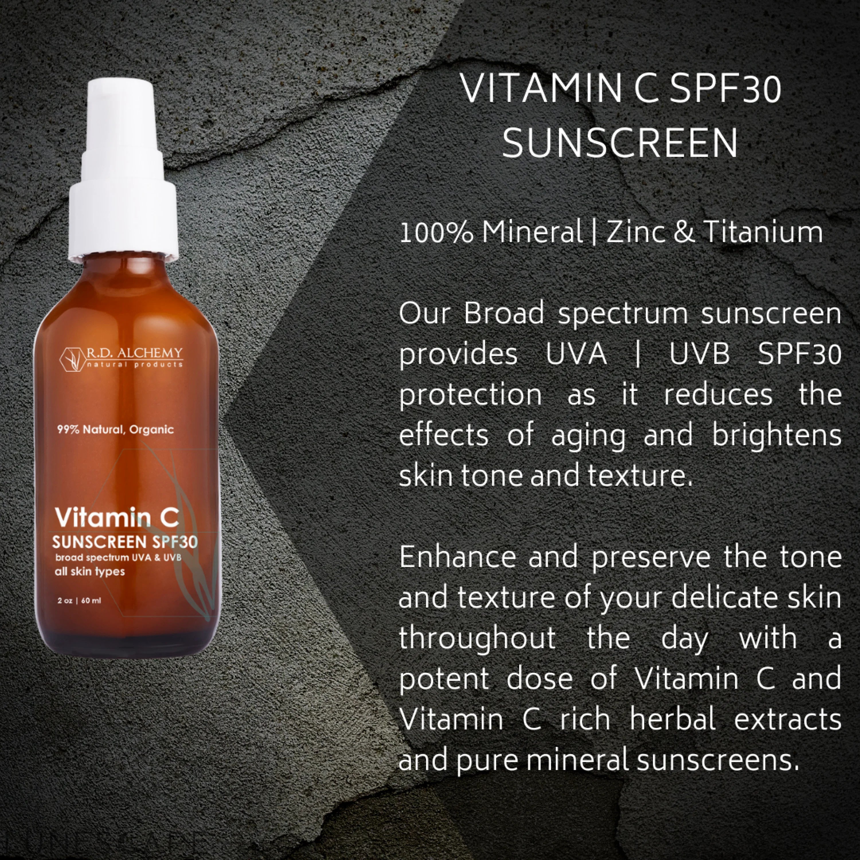 Vitamin C Moisturizer SPF 30 Sunscreen LUNESCAPE