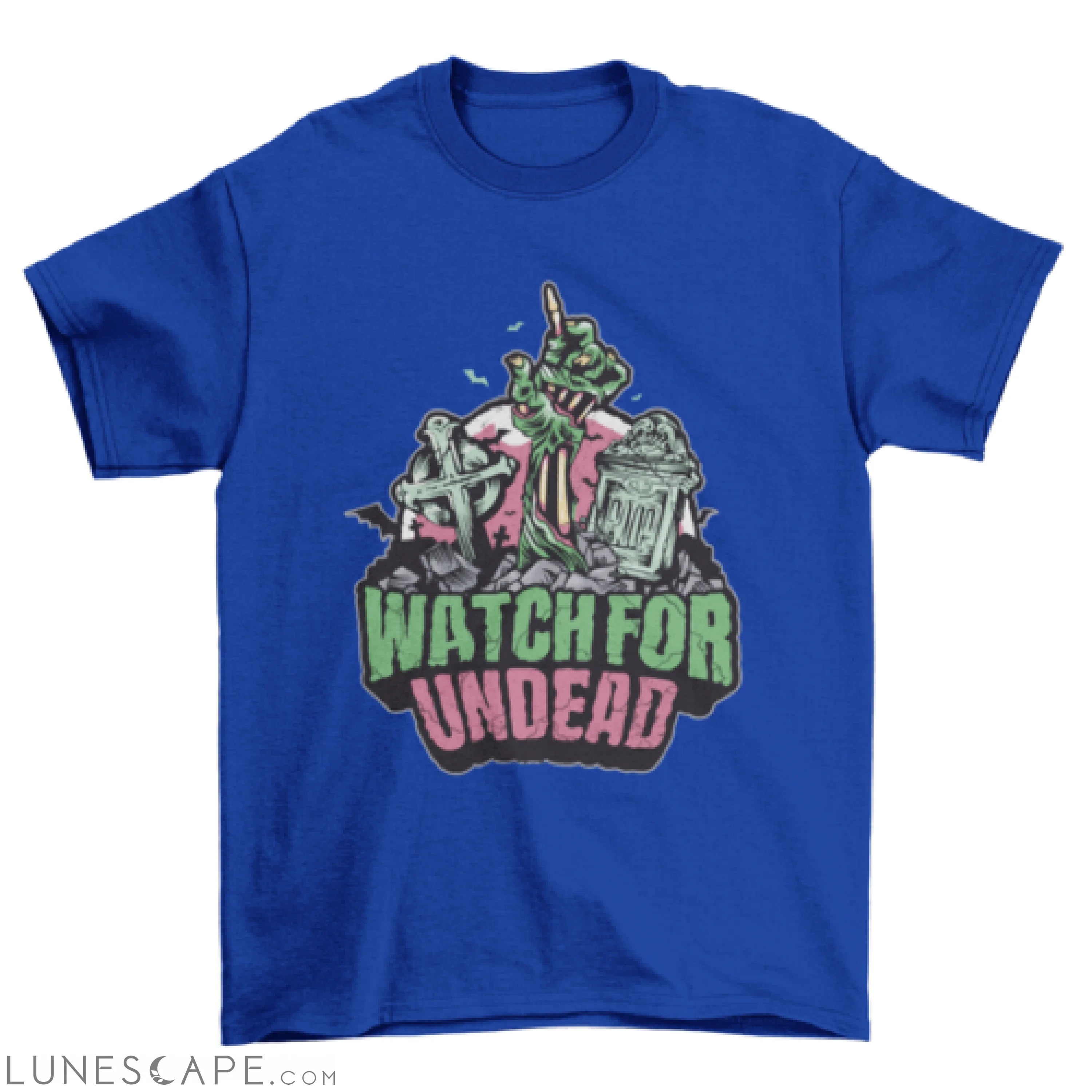 Watch for undead Halloween t-shirt LUNESCAPE