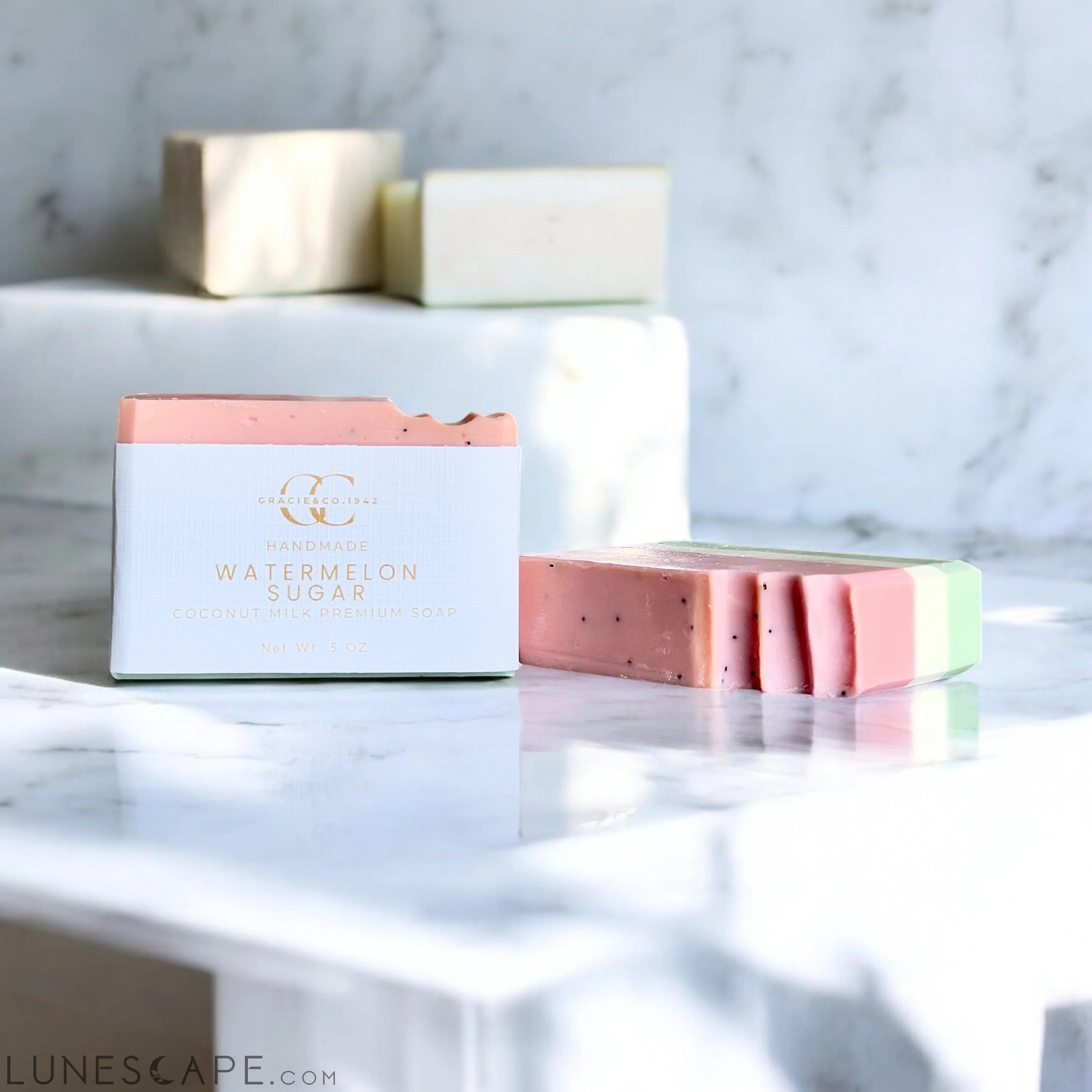 Watermelon Sugar Coconut Milk Soap LUNESCAPE