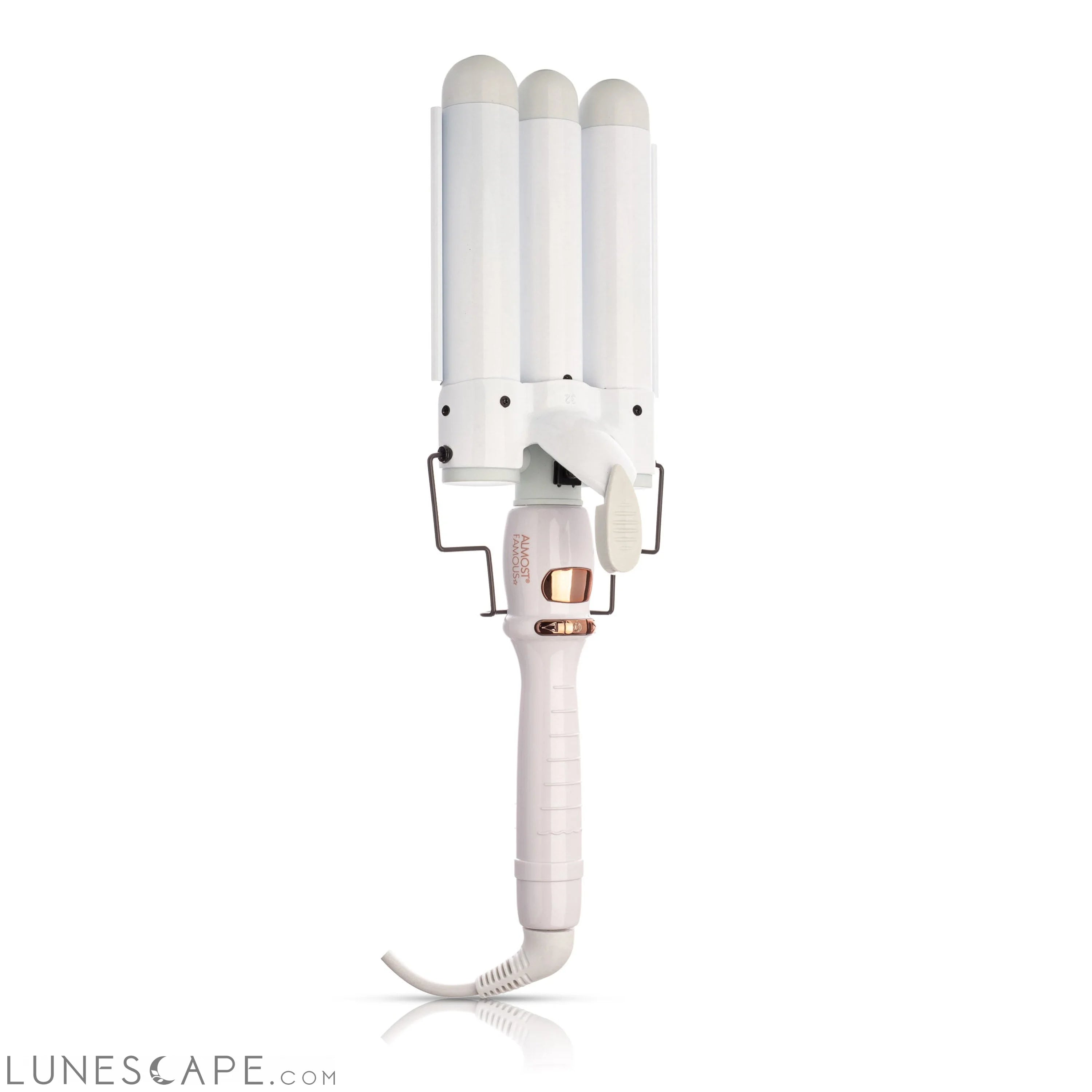 Wave Away Triple Barrel Curler with Tourmaline Ceramic Barrels LUNESCAPE