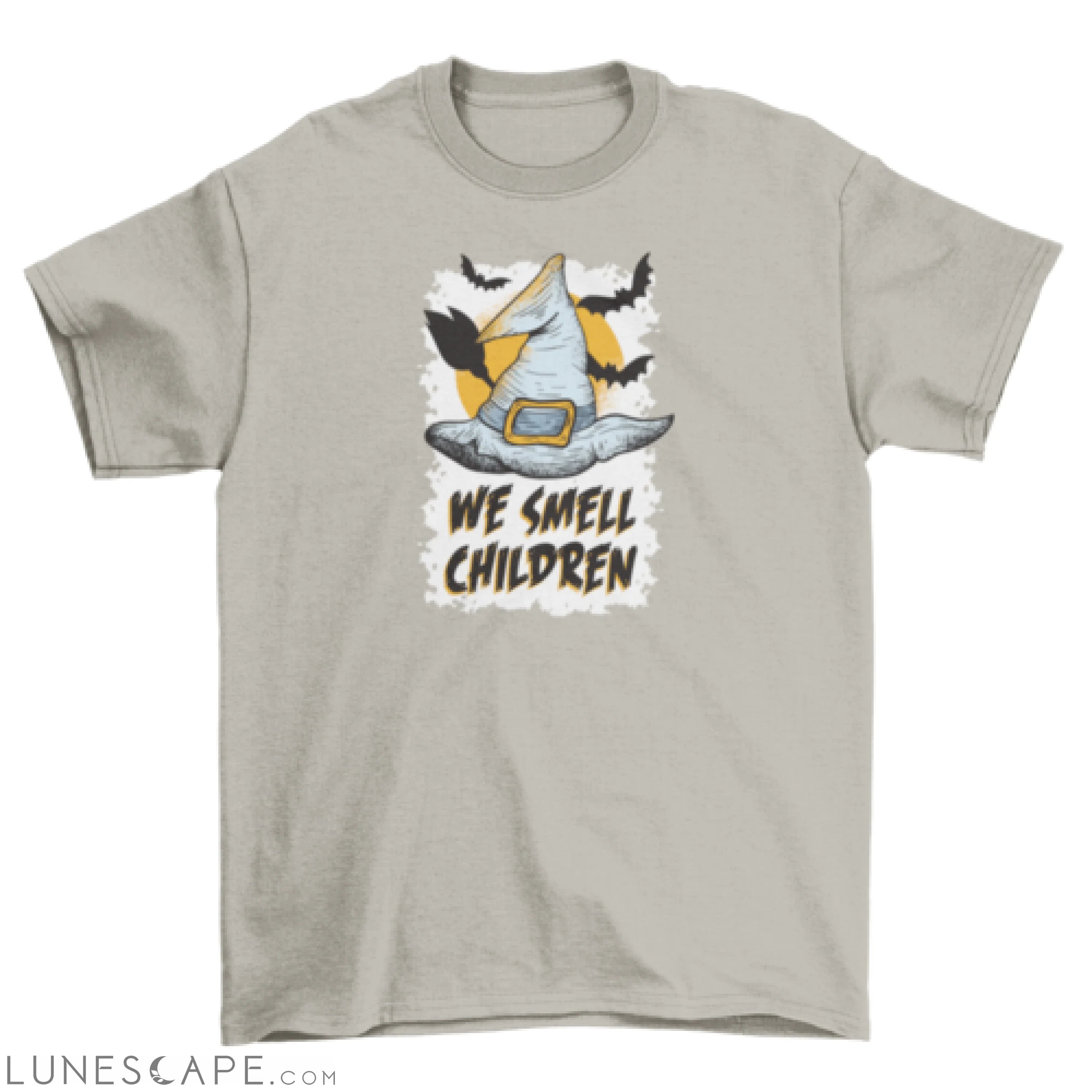 We smell children t-shirt design LUNESCAPE