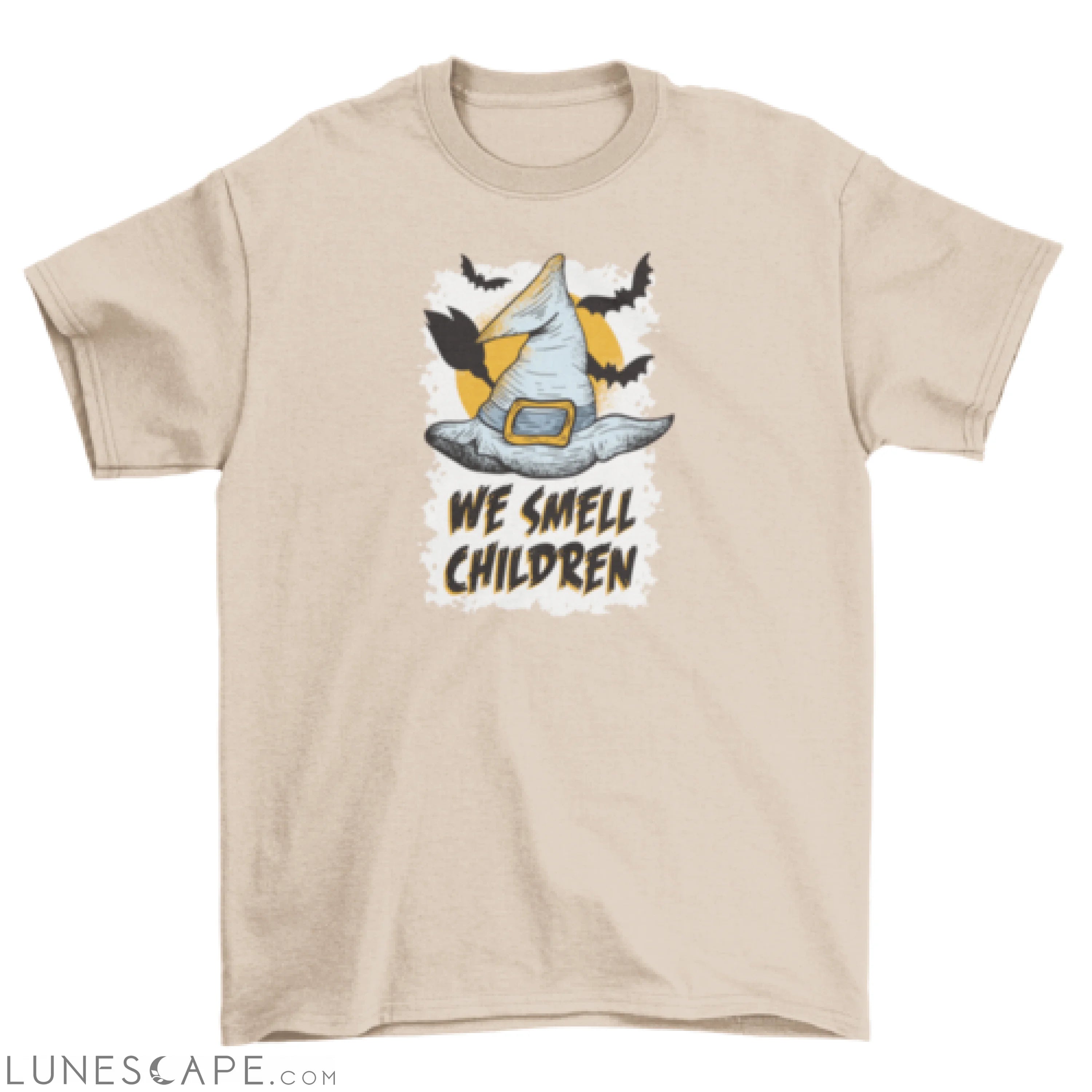 We smell children t-shirt design LUNESCAPE