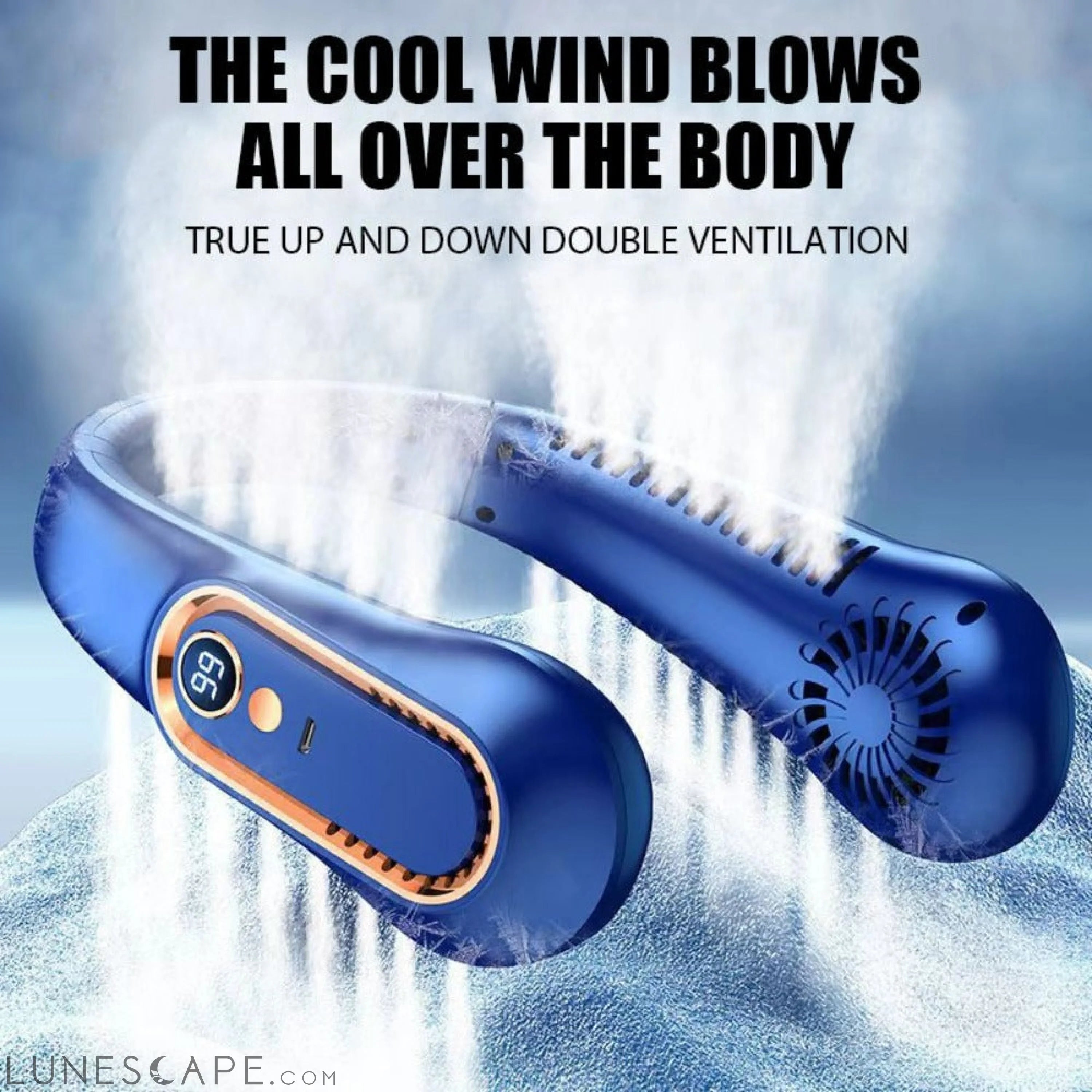 Wearable Bladeless Cooling Fan LUNESCAPE