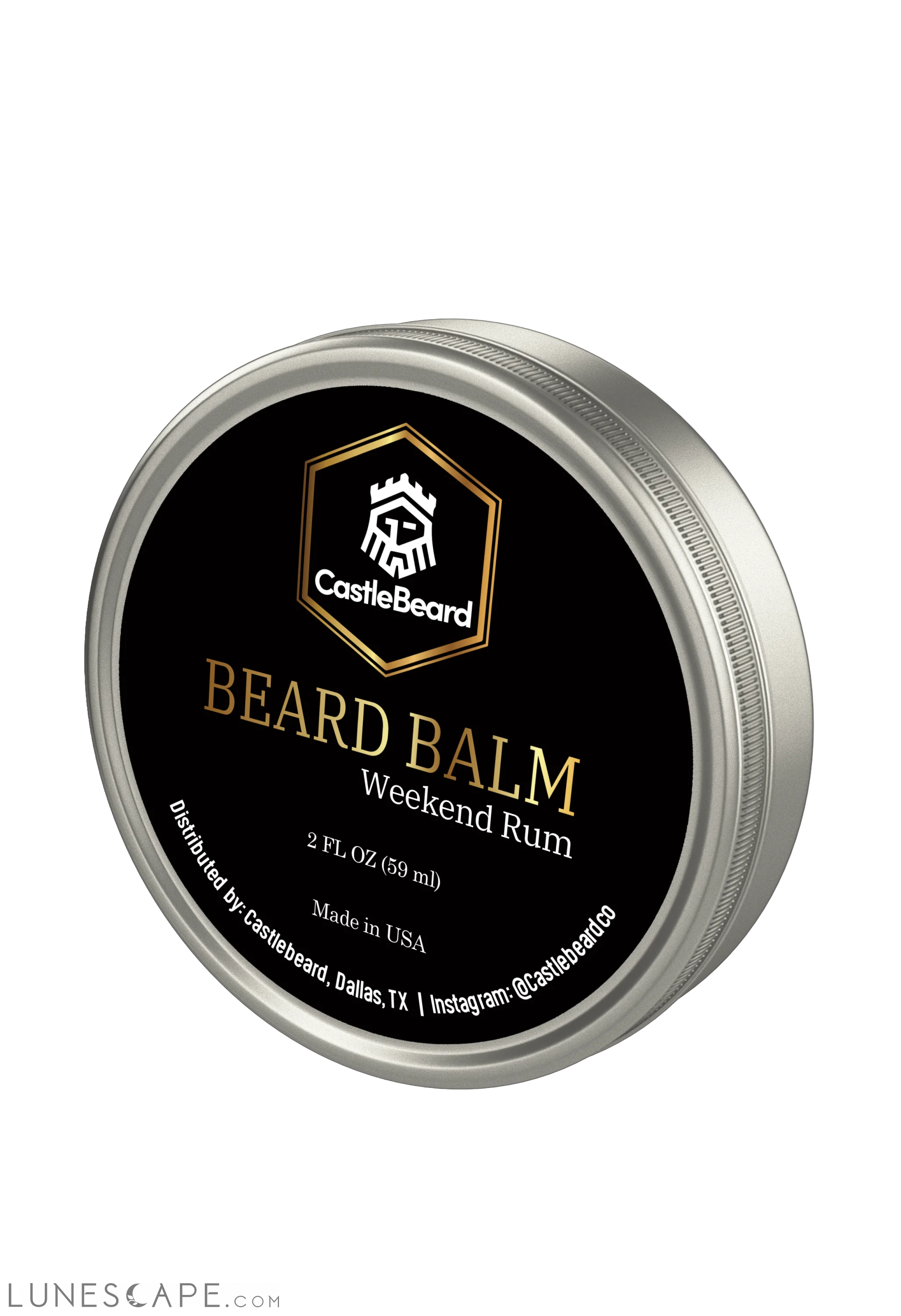 Weekend Rum 2oz Beard Balm LUNESCAPE