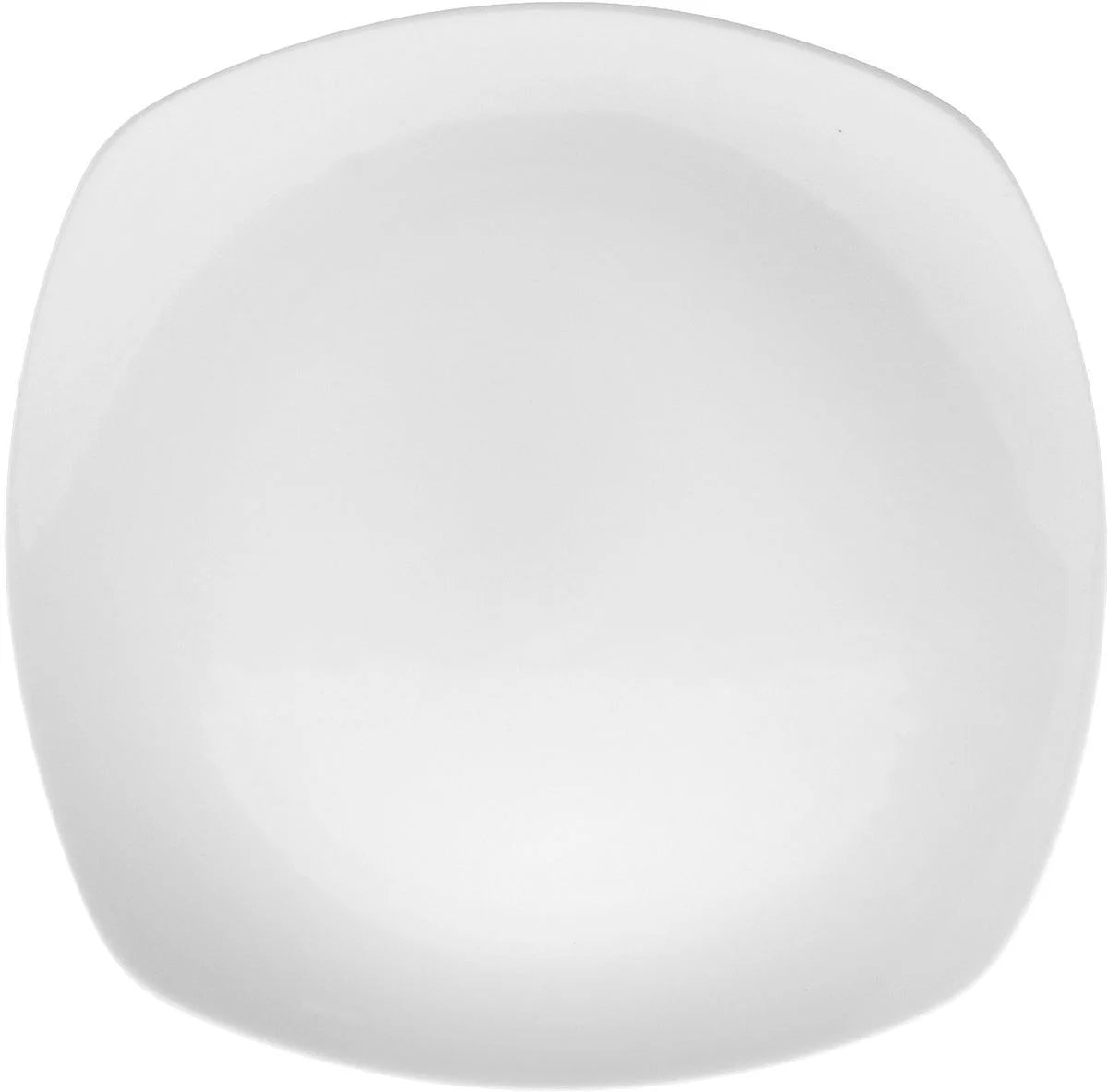 White Dinner Plate 9.75" inch X 9.75 | 24.5 X 24.5 CM LUNESCAPE