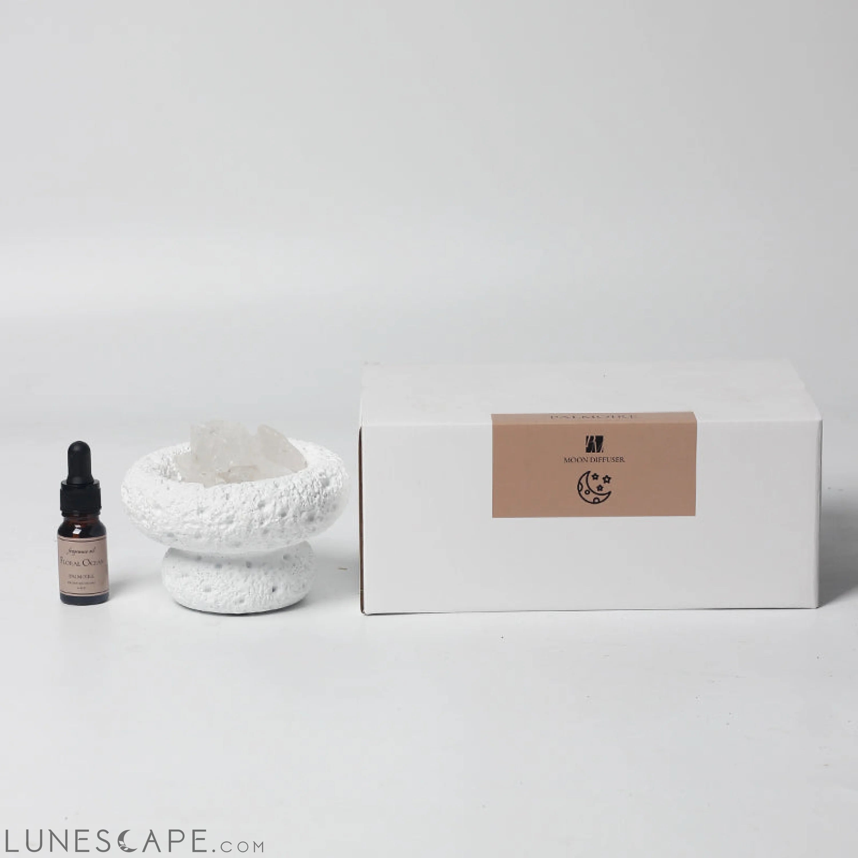 White Moon Diffuser - Floral Ocean LUNESCAPE