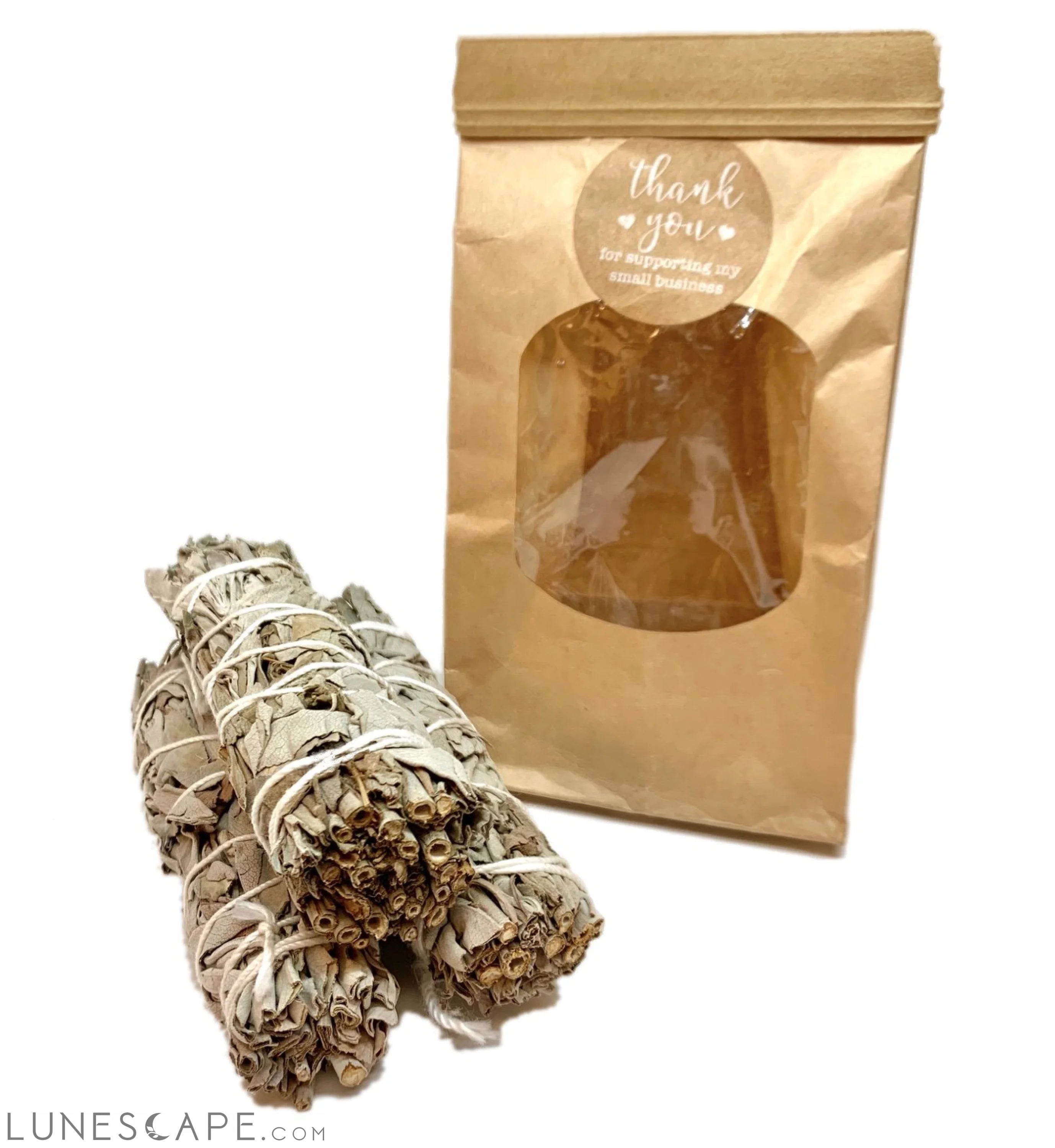 White Sage Smudge Pack of 3 LUNESCAPE