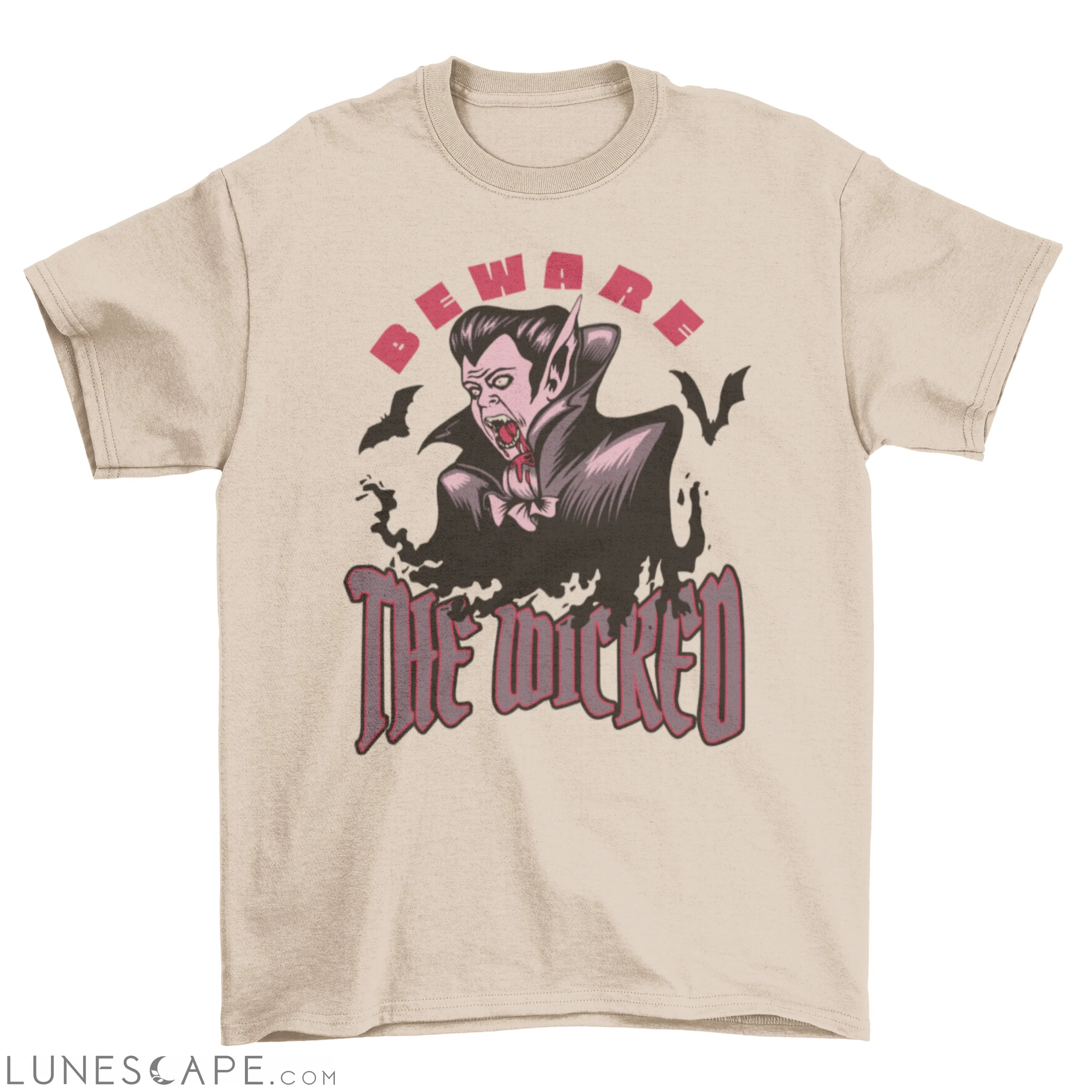 Wicked Halloween vampire t-shirt LUNESCAPE