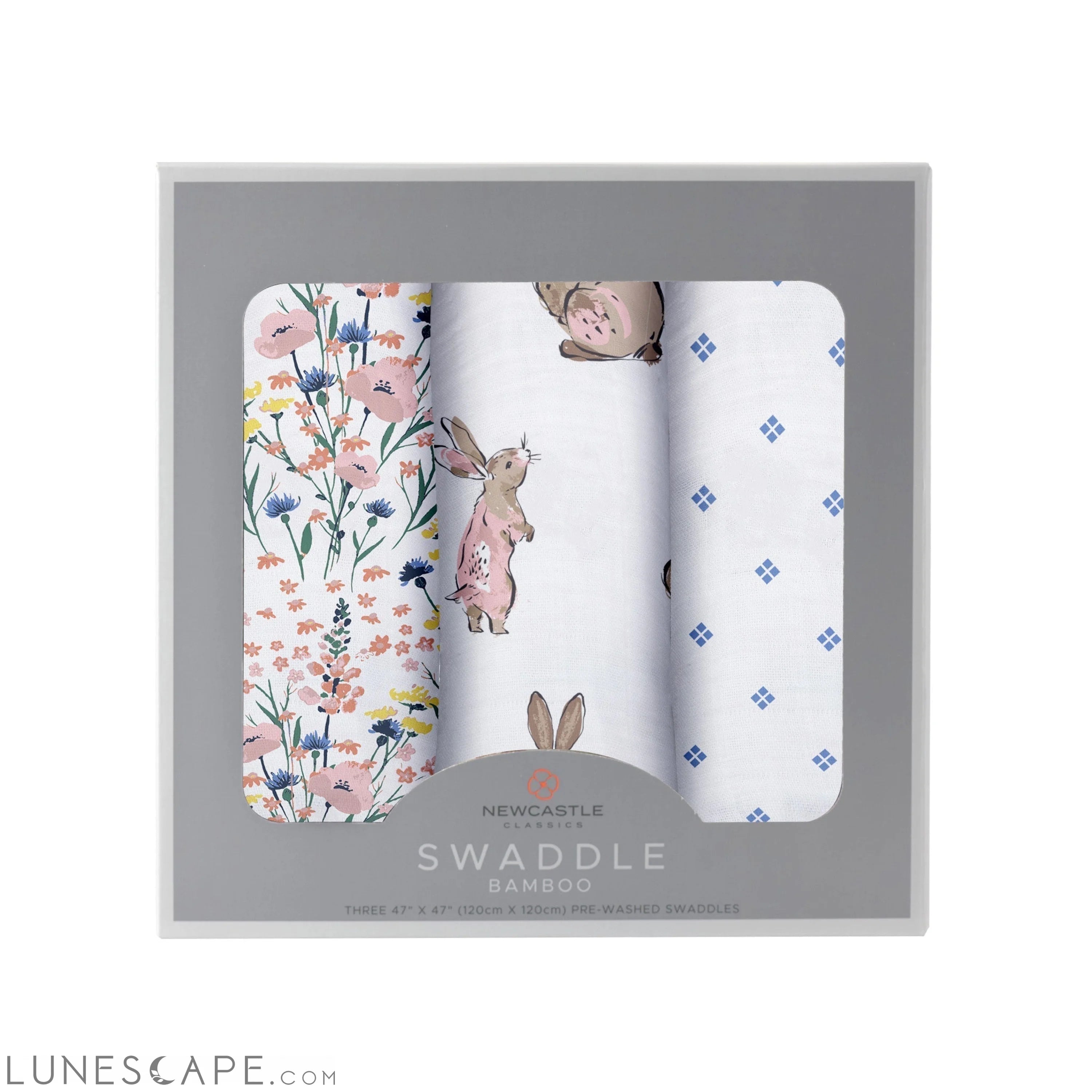 Wildflowers Bamboo Swaddles 3 Pack LUNESCAPE