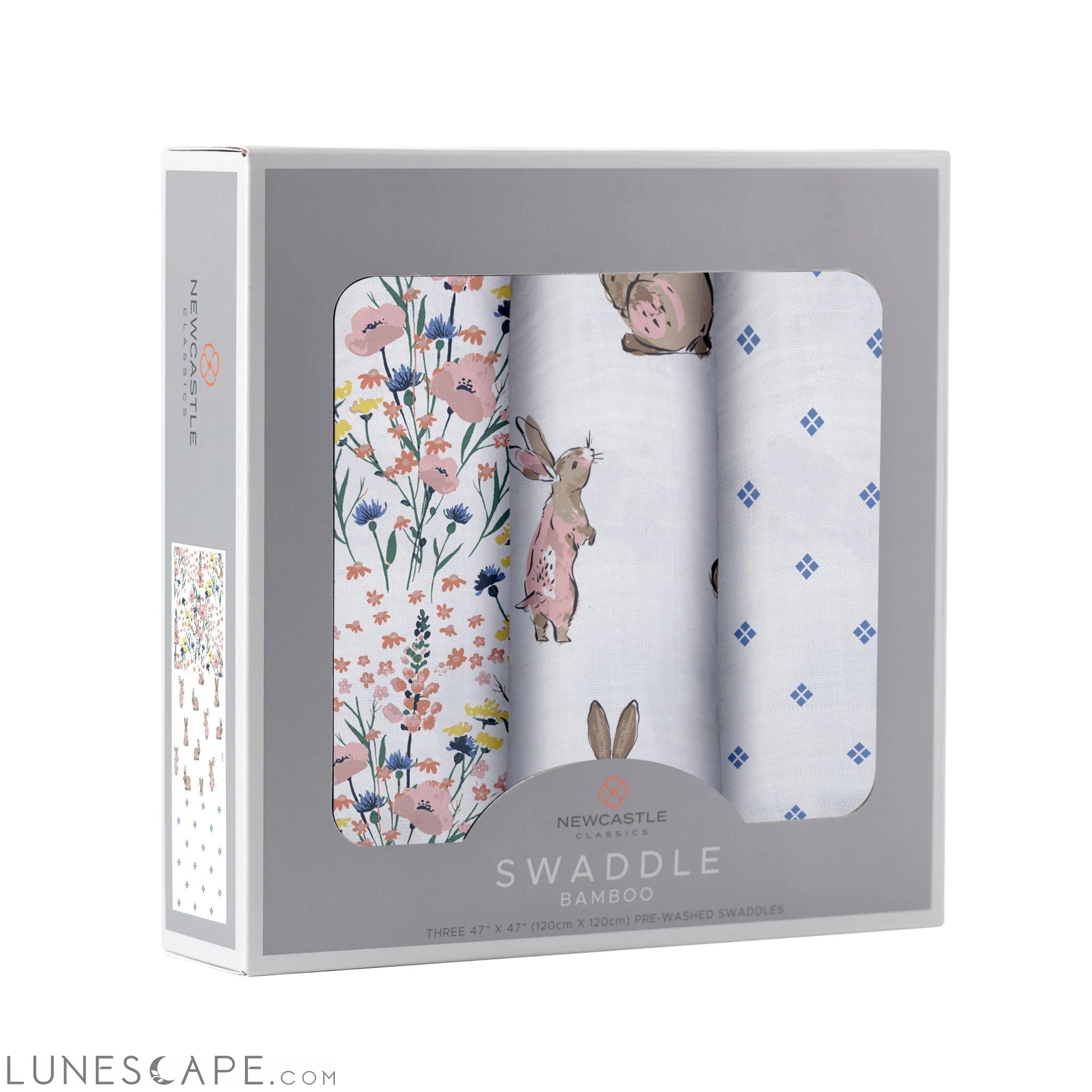 Wildflowers Bamboo Swaddles 3 Pack LUNESCAPE
