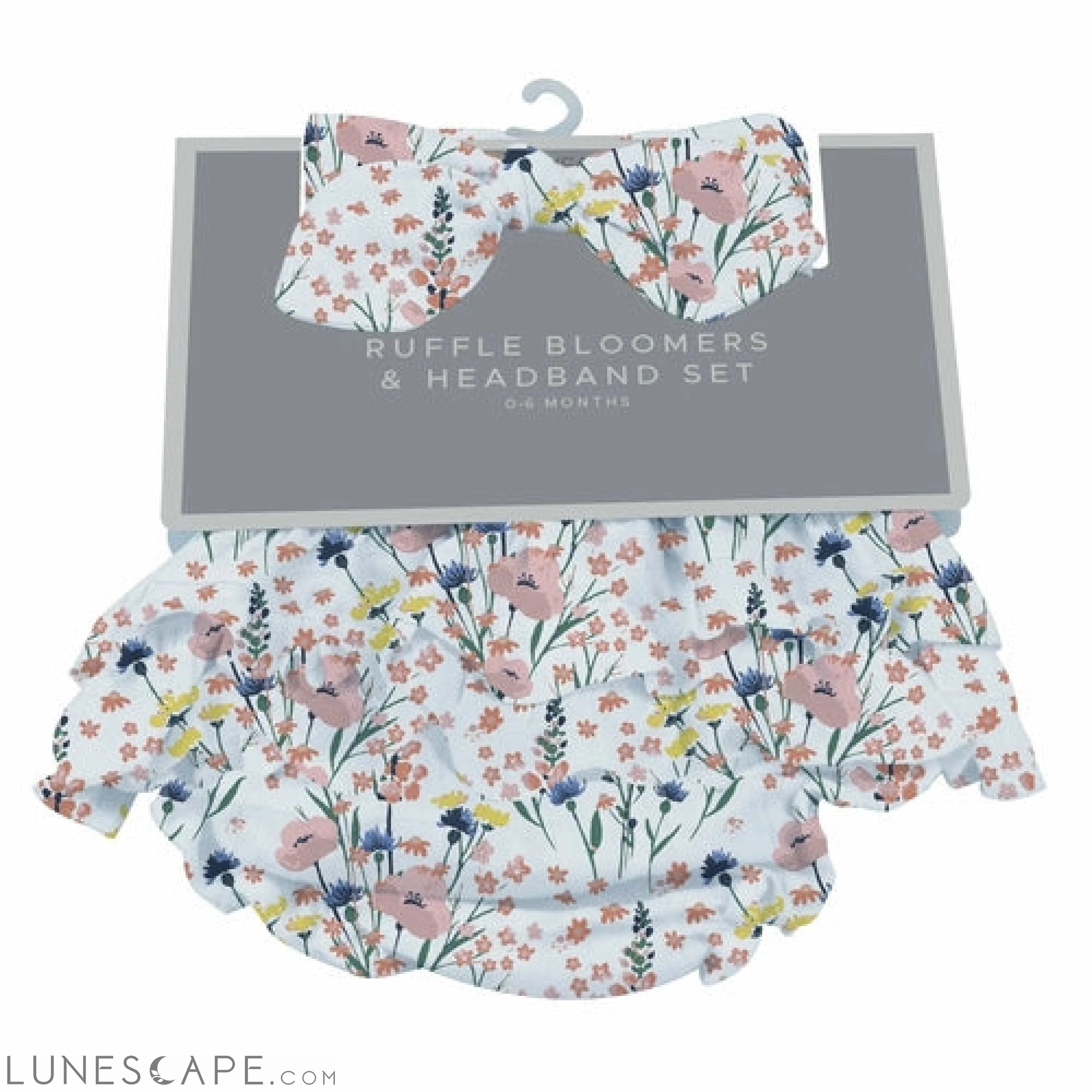 Wildflowers Ruffle Bloomers and Headband Set LUNESCAPE