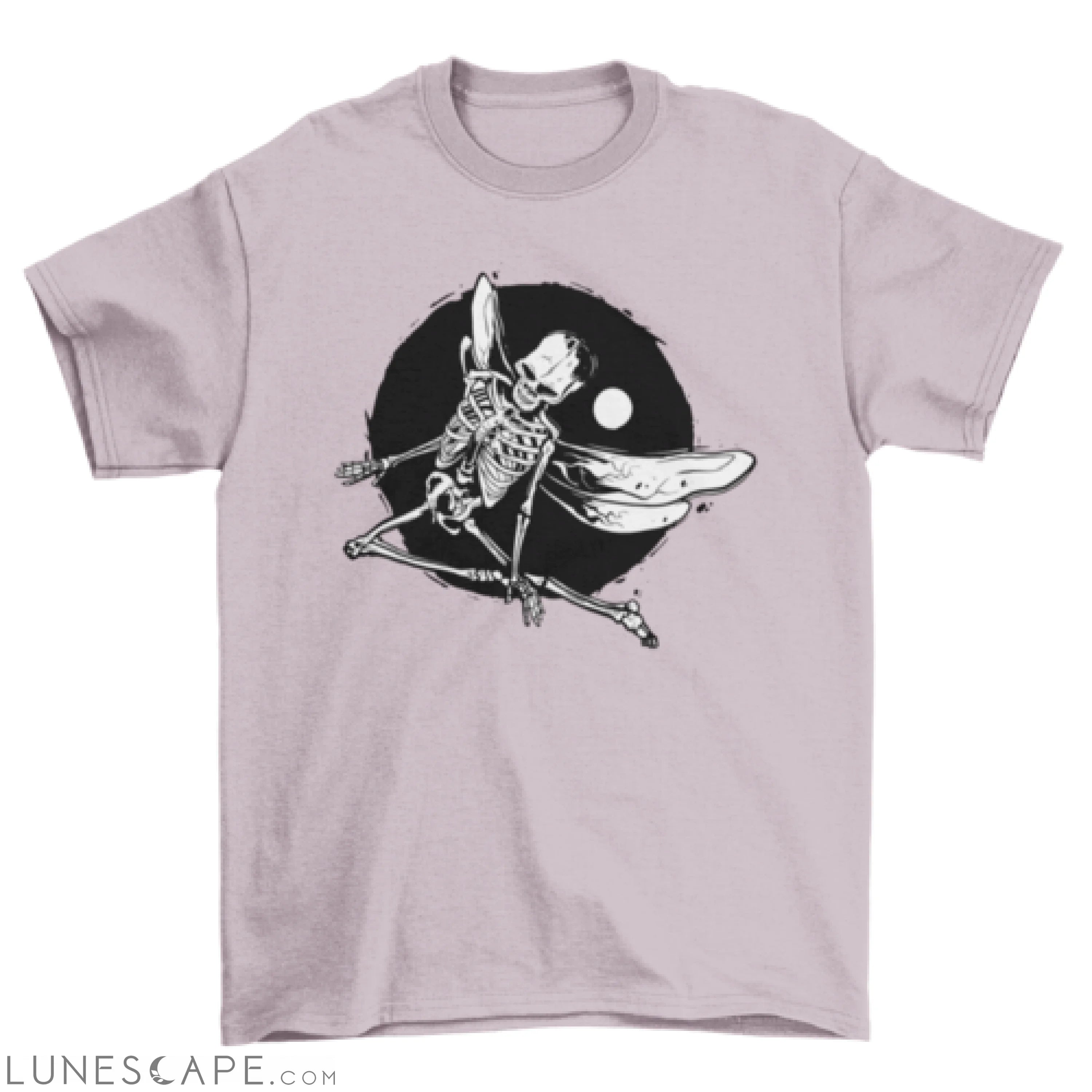 Winged skeleton grunge t-shirt LUNESCAPE