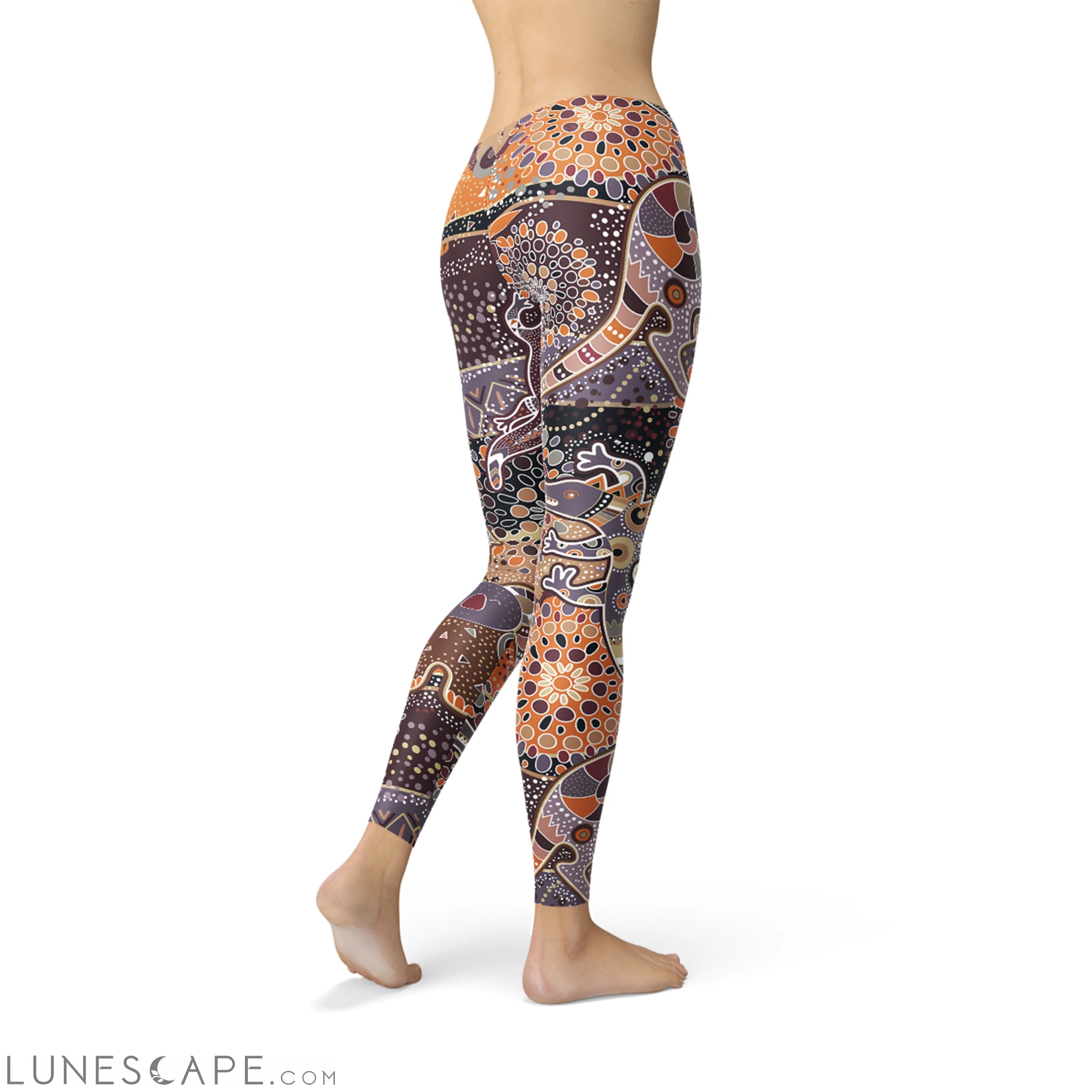 Womens Aboriginal Dreamtime Leggings Leggings
