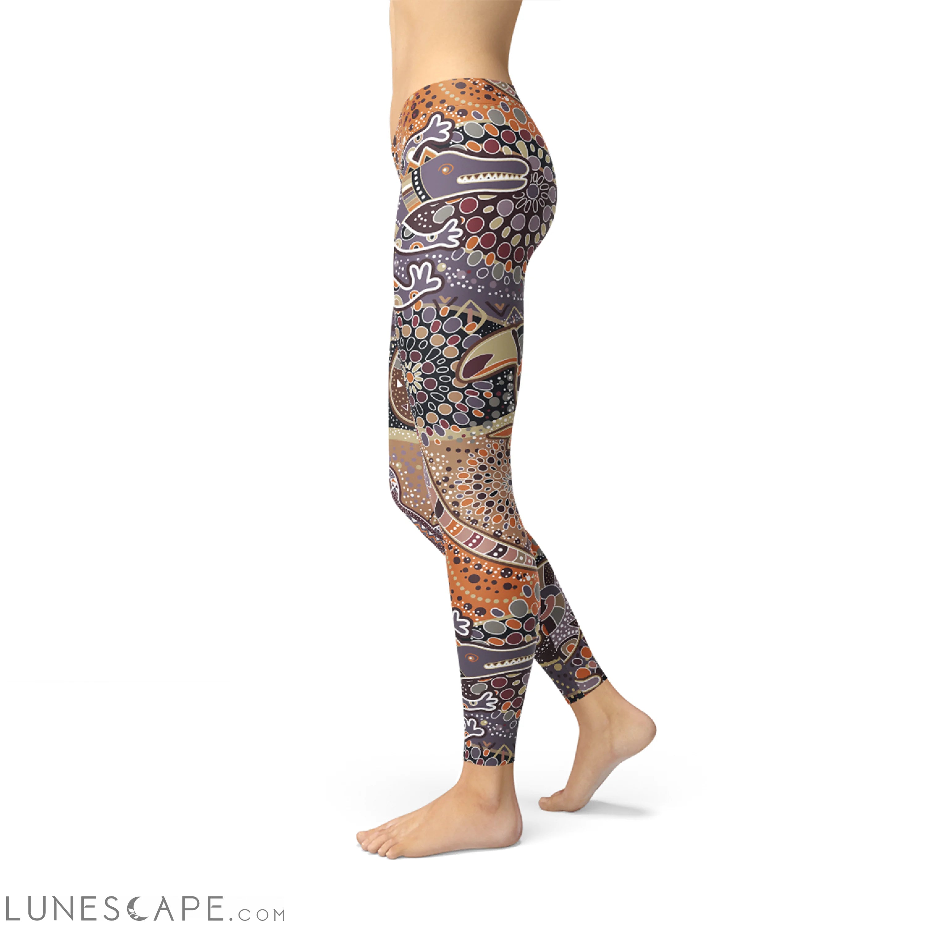 Womens Aboriginal Dreamtime Leggings Leggings