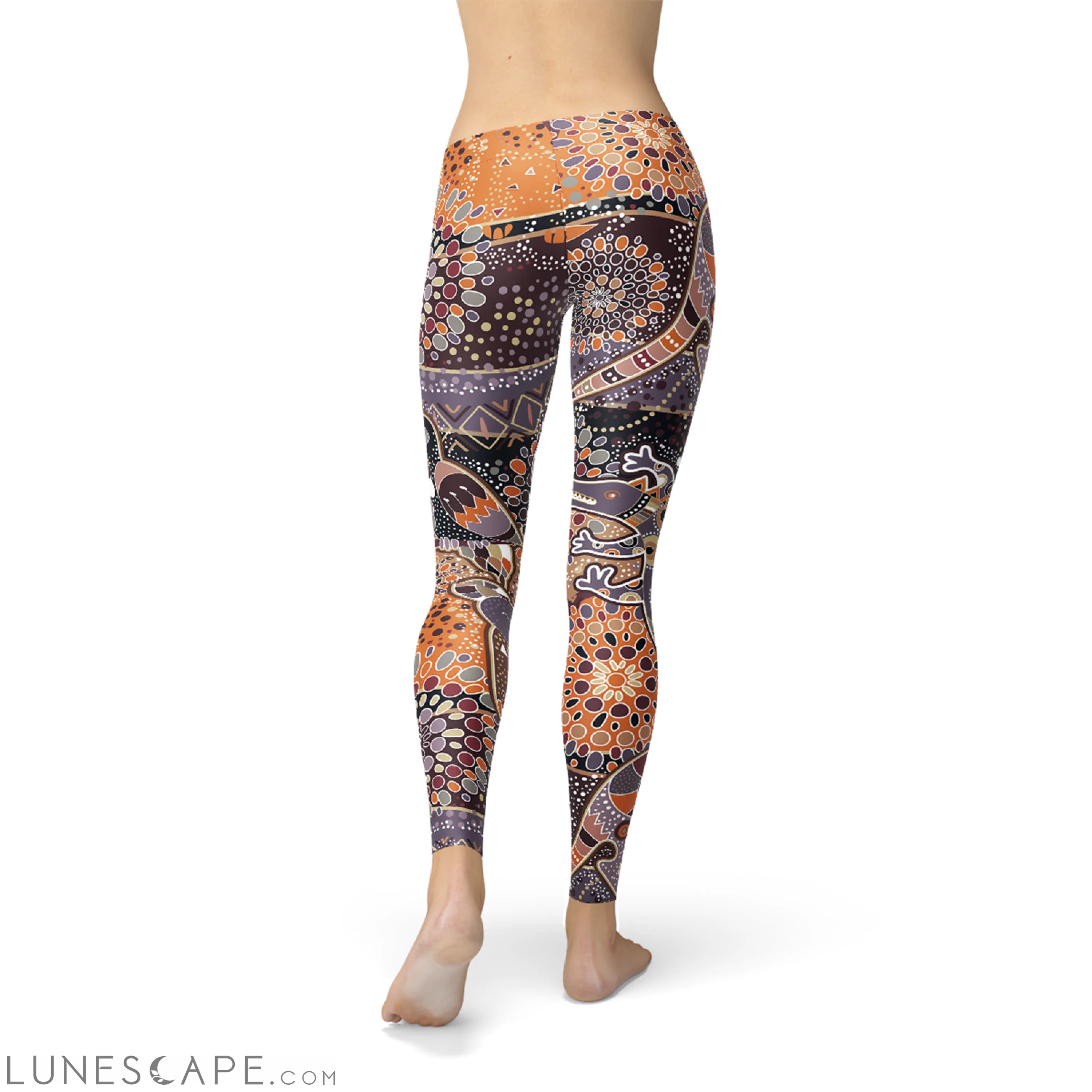 Womens Aboriginal Dreamtime Leggings Leggings