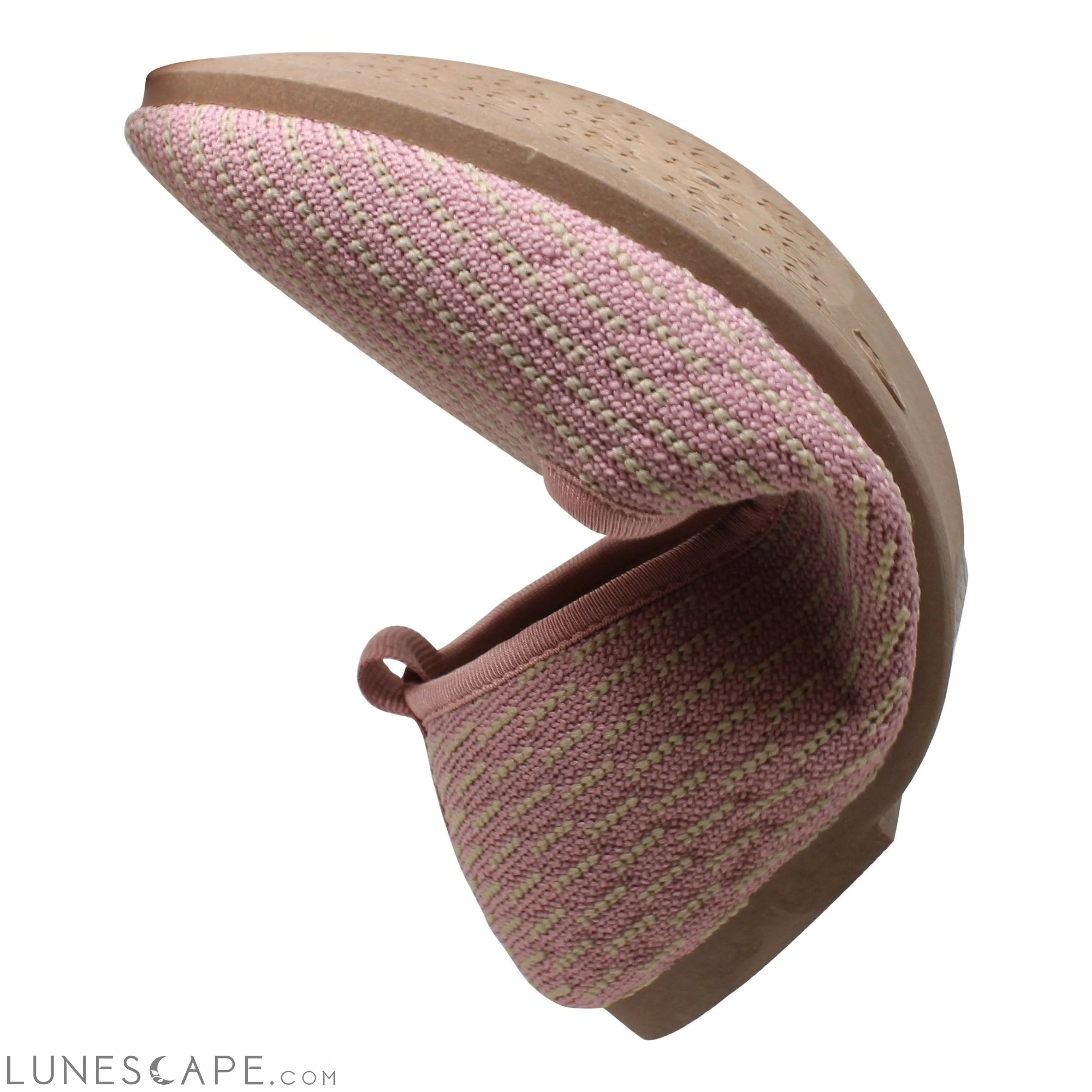 Women's Loafers Sweater Soft Rubber Sole Shoes Beige Suede LUNESCAPE