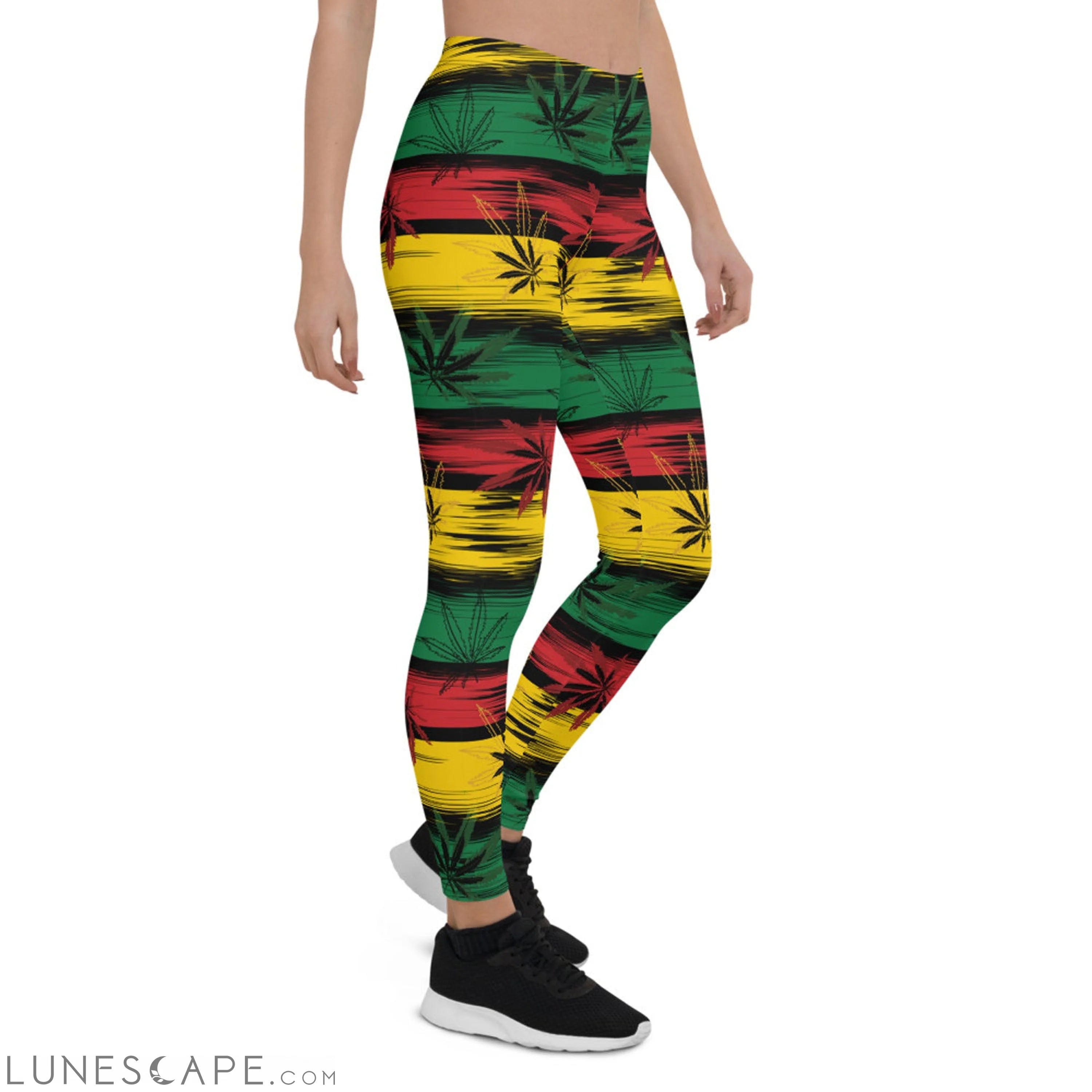 Womens Reggae and Cannabis Leggings Leggings