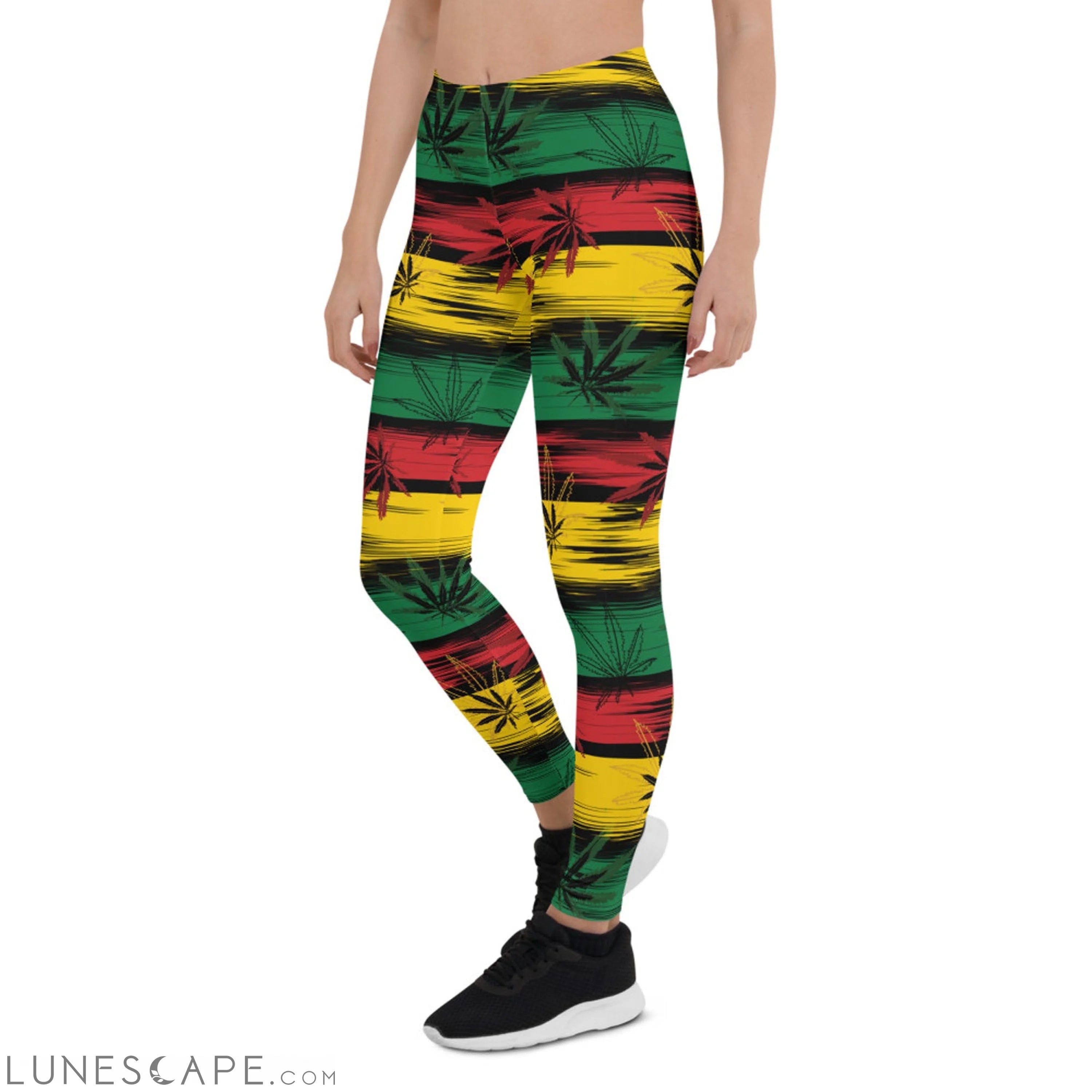 Womens Reggae and Cannabis Leggings Leggings