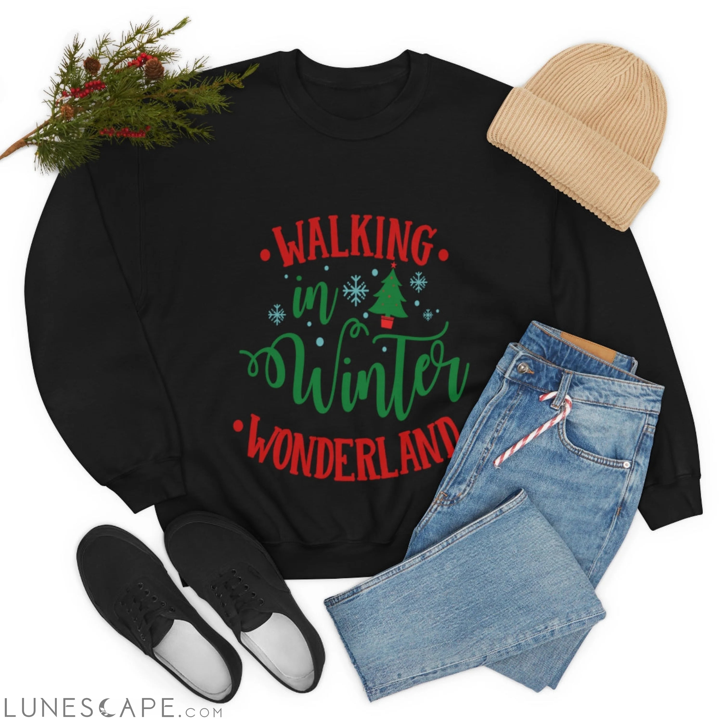 Womens Winter Wonderland Sweatshirt LUNESCAPE