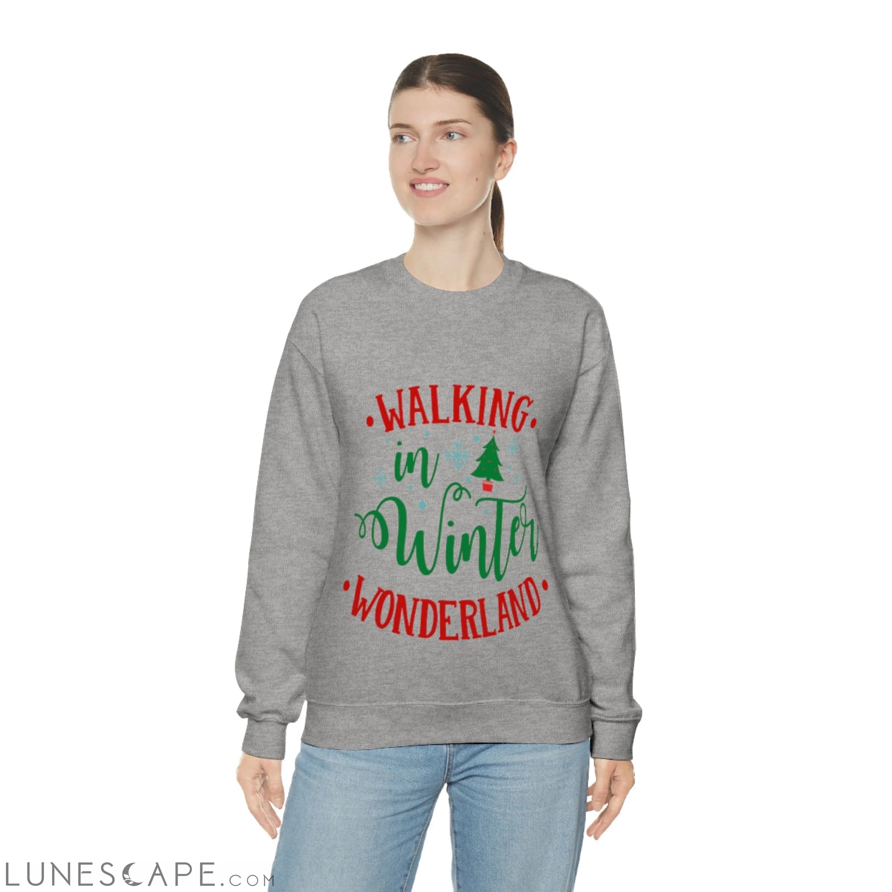 Womens Winter Wonderland Sweatshirt LUNESCAPE