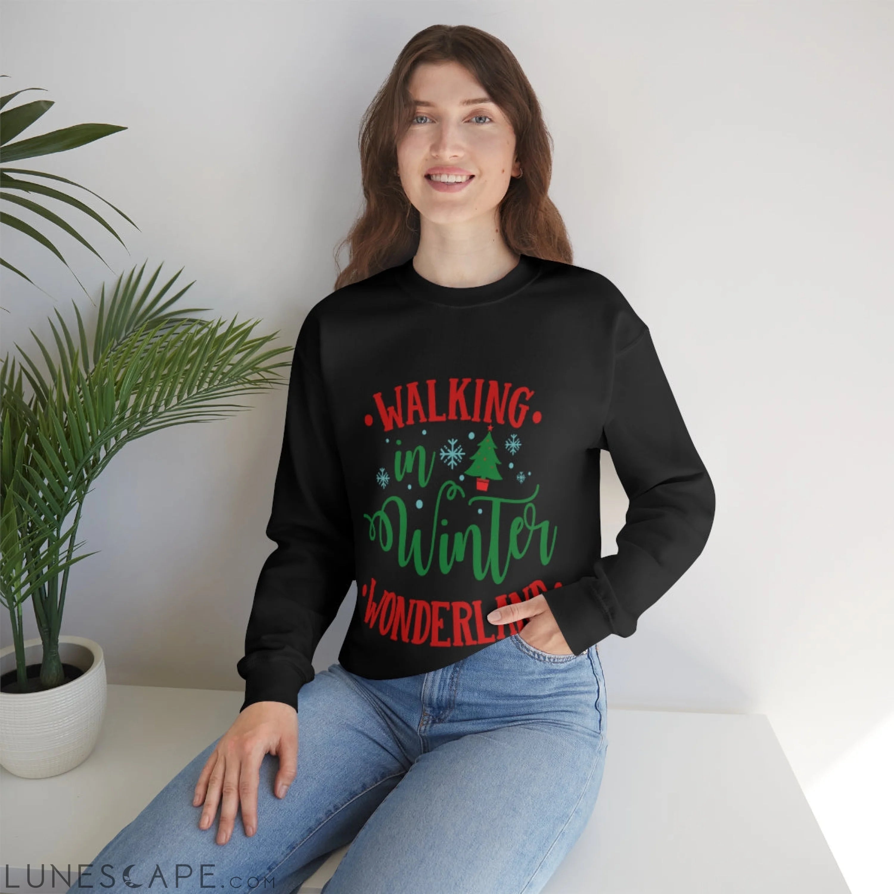 Womens Winter Wonderland Sweatshirt LUNESCAPE
