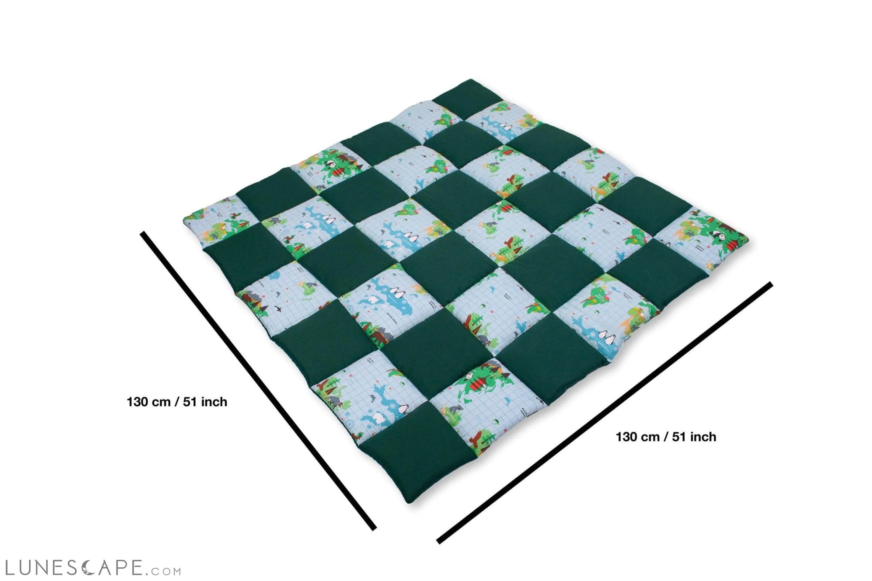 World Map Play Tent and Play Mat LUNESCAPE