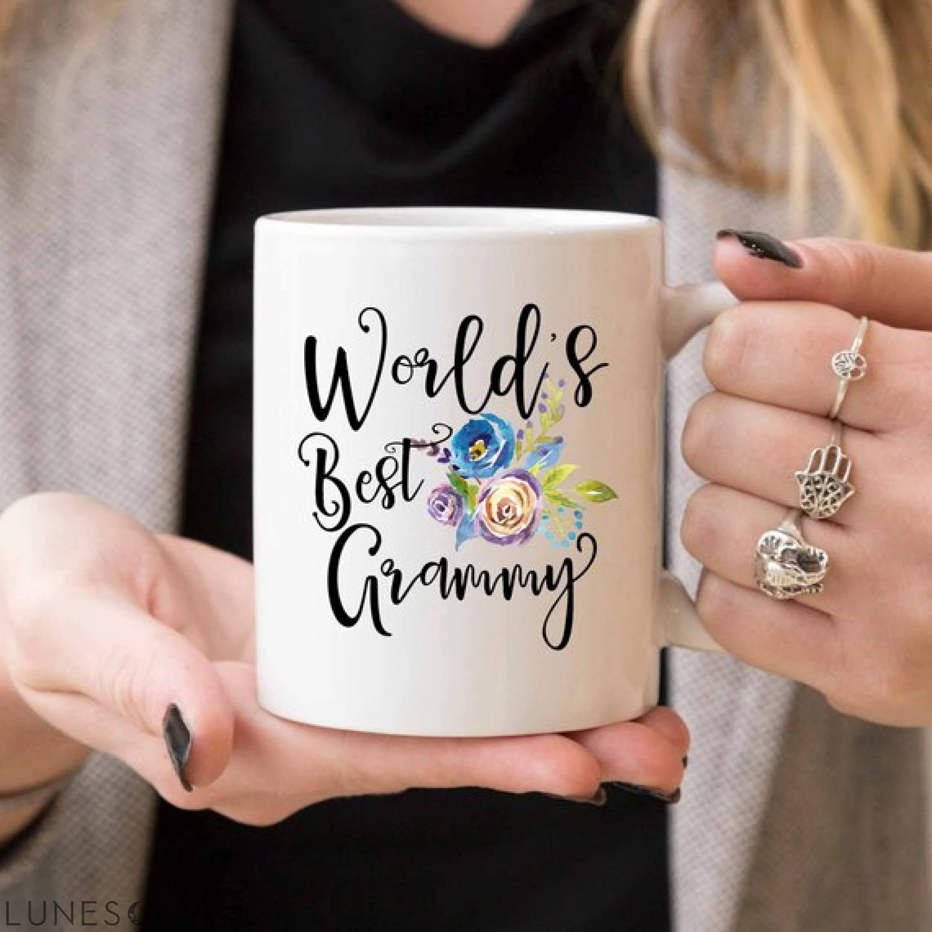 Worlds Best Grammy, Grammy Mug, Gifts for Grammy, LUNESCAPE