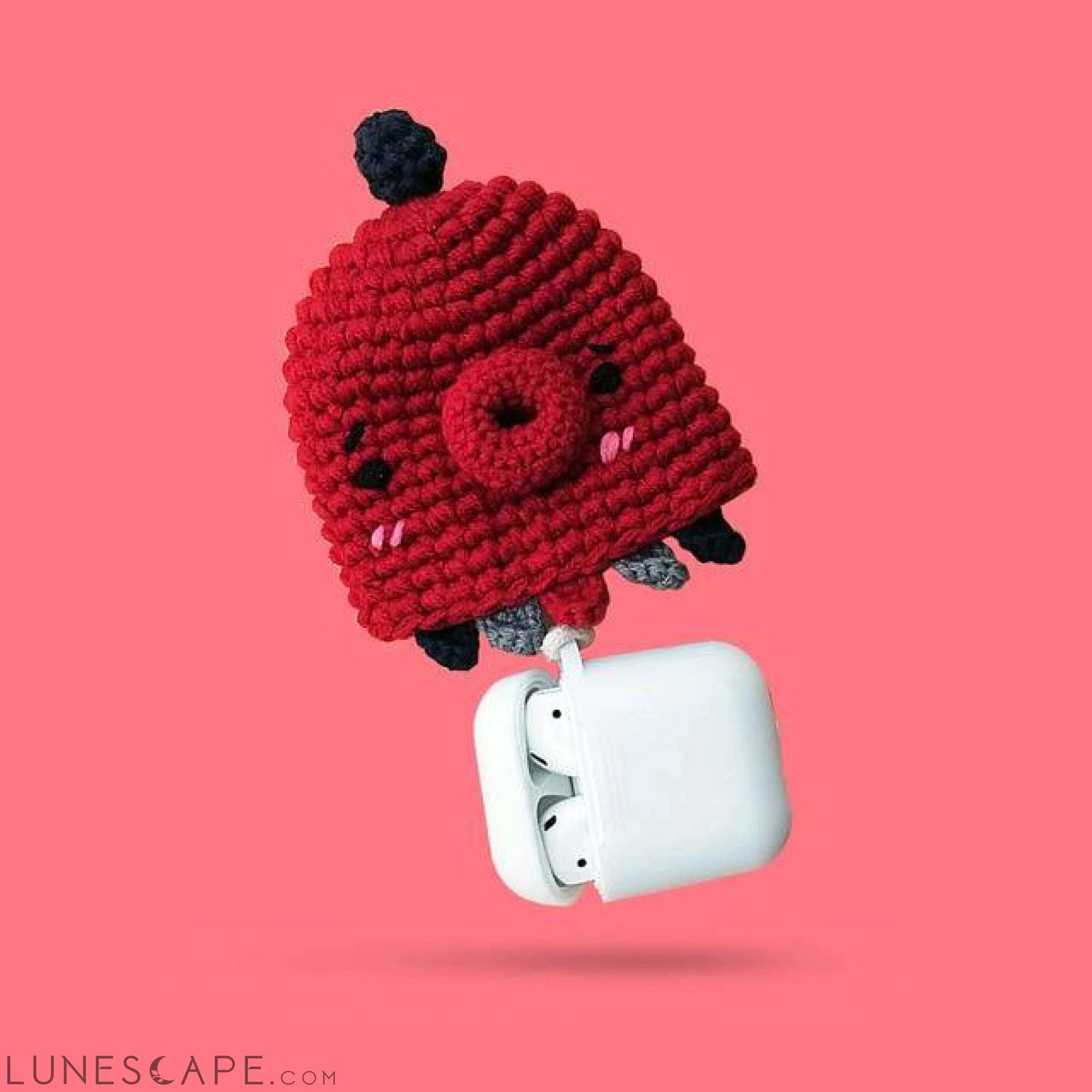 Woven Apple AirPods Case LUNESCAPE