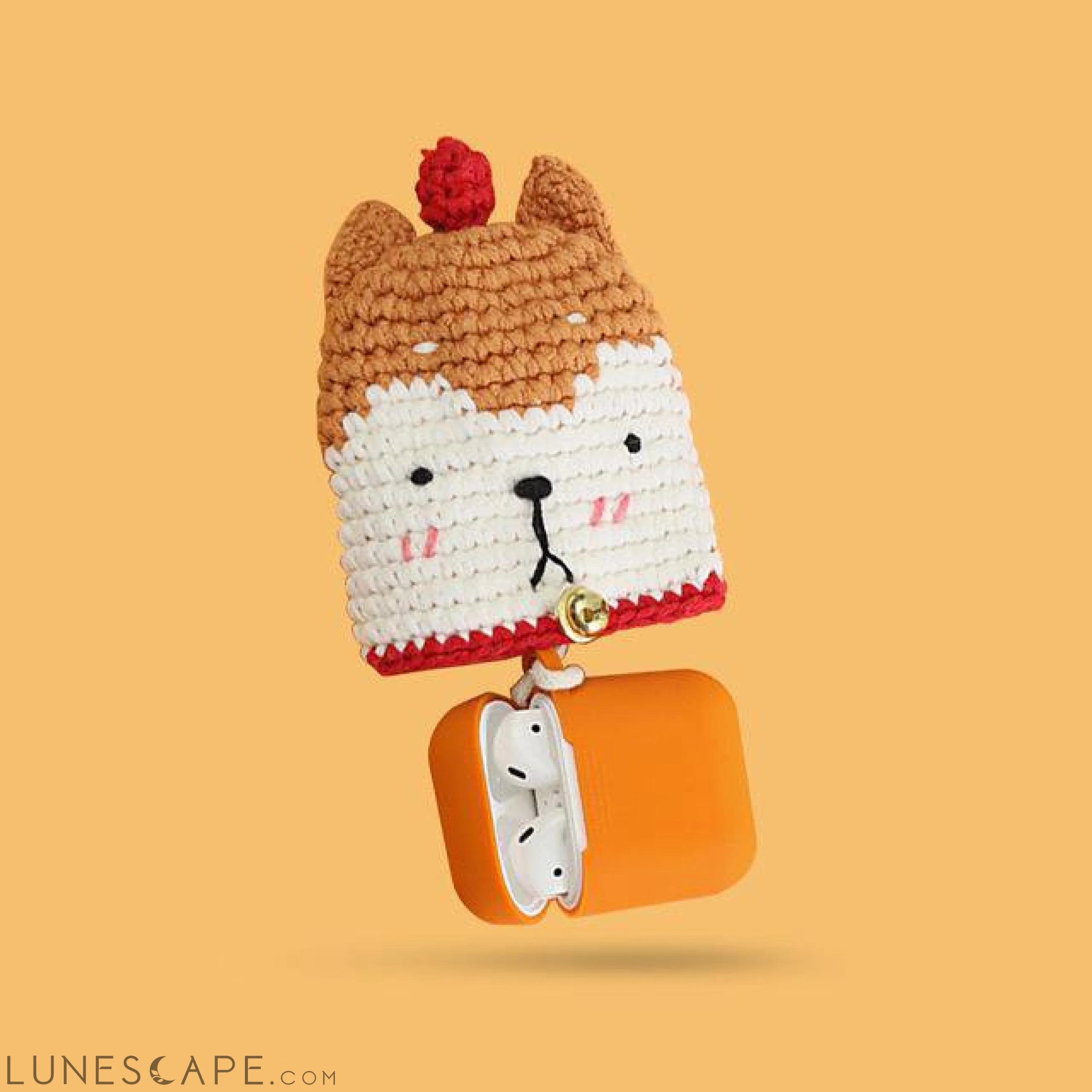 Woven Apple AirPods Case LUNESCAPE