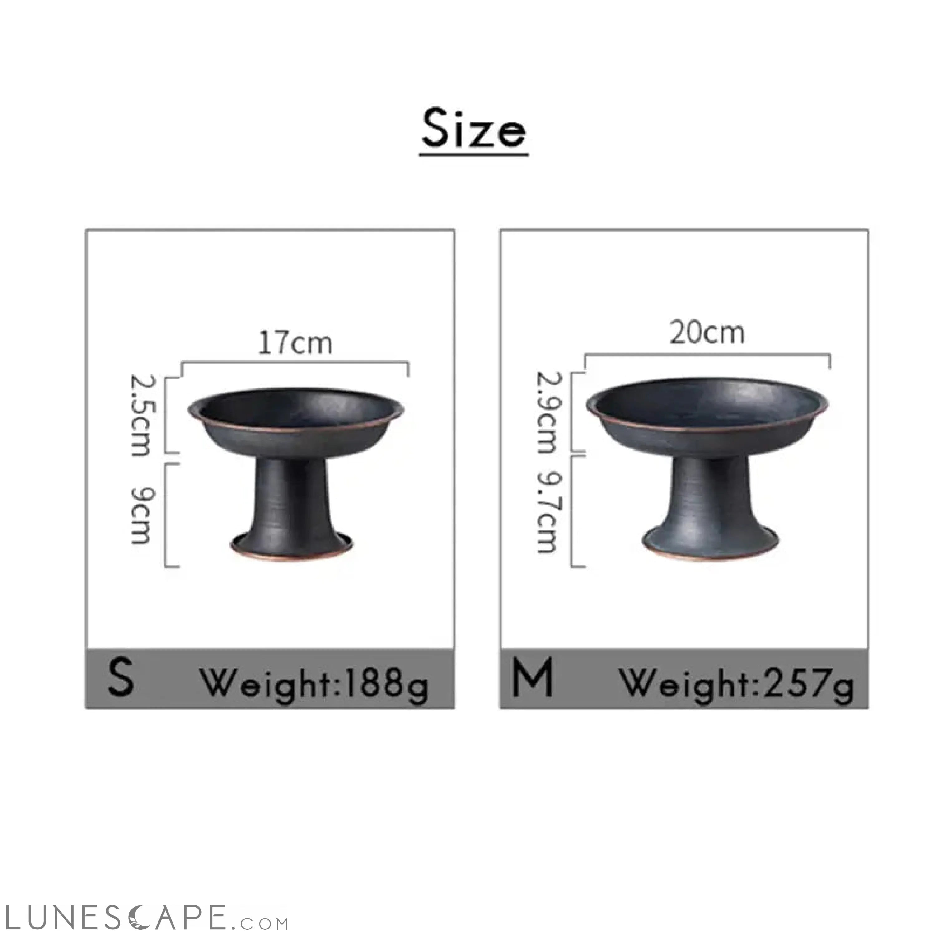 Wrought Iron Elevated Tray LUNESCAPE