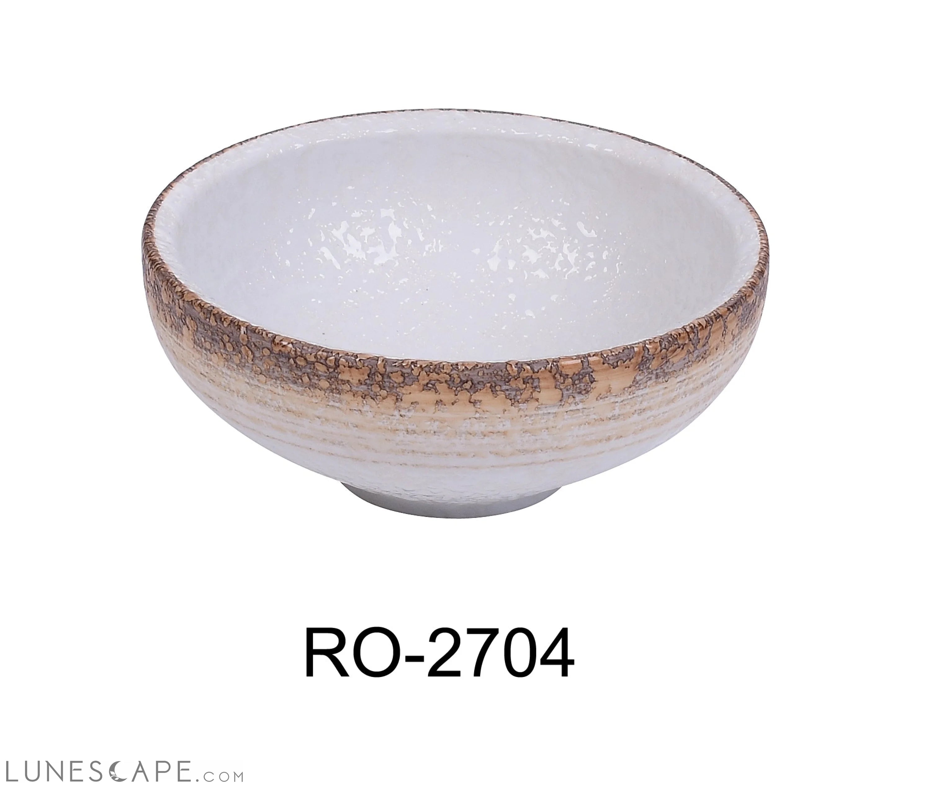 Yanco RO-2704 Rockeye-2 4 3/4" X 2" RICE BOWL 7 OZ LUNESCAPE