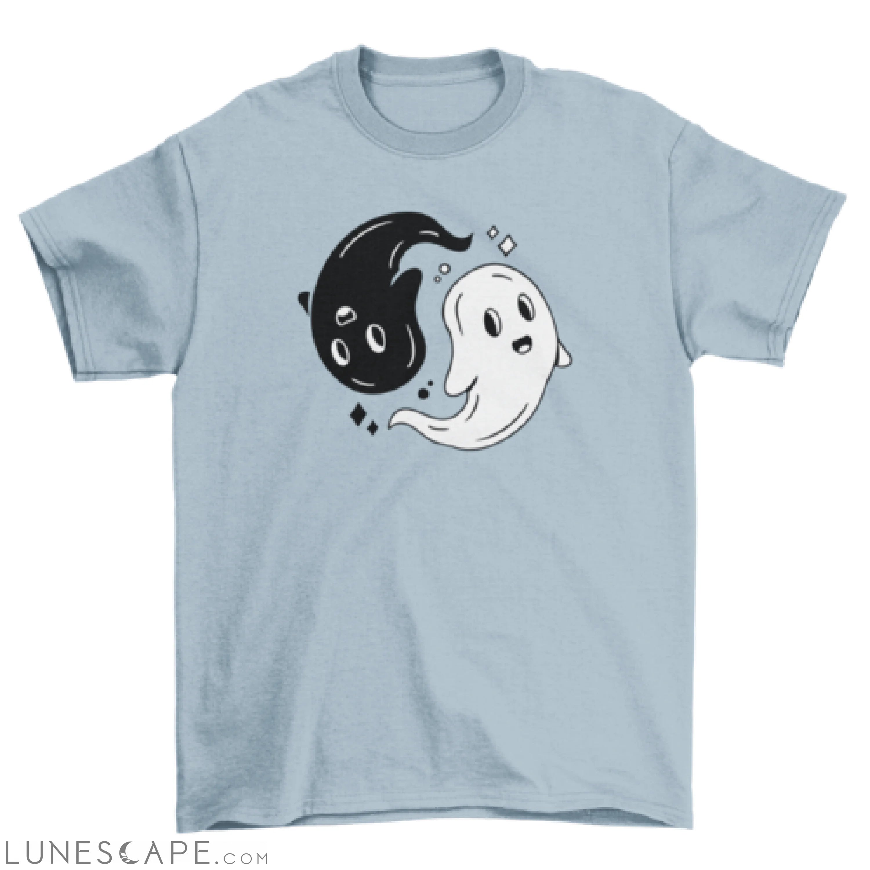 Ying yang ghosts t-shirt LUNESCAPE