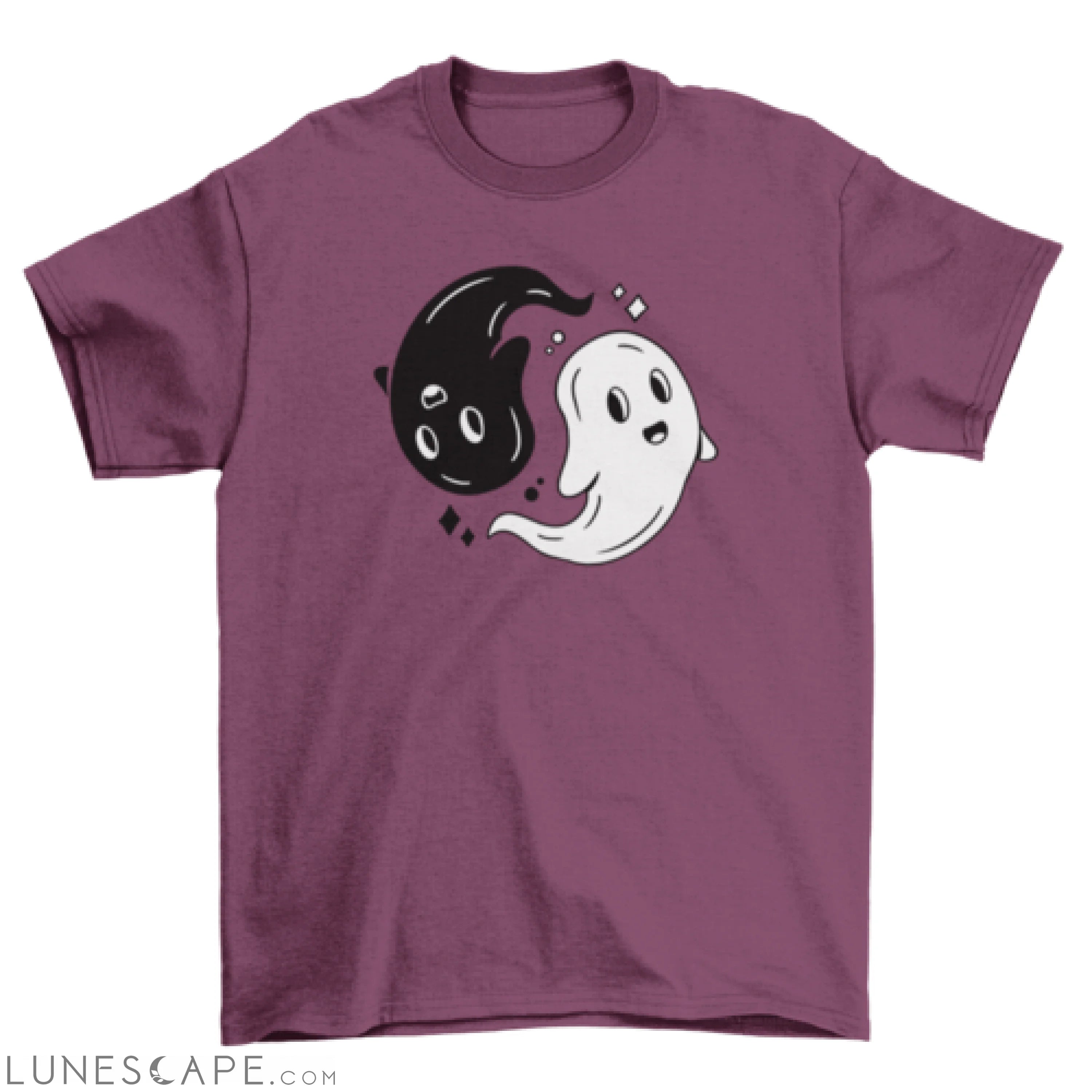 Ying yang ghosts t-shirt LUNESCAPE
