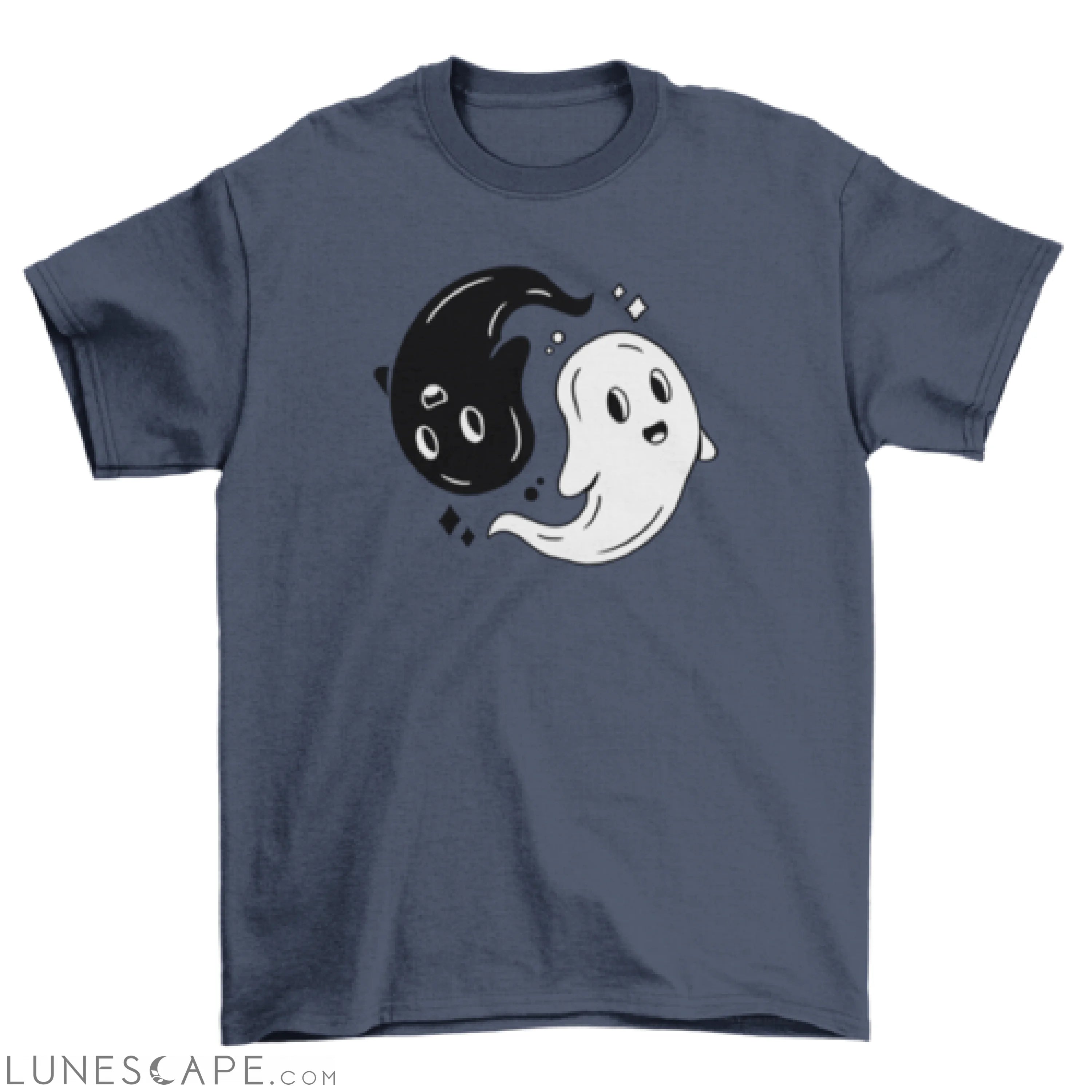 Ying yang ghosts t-shirt LUNESCAPE