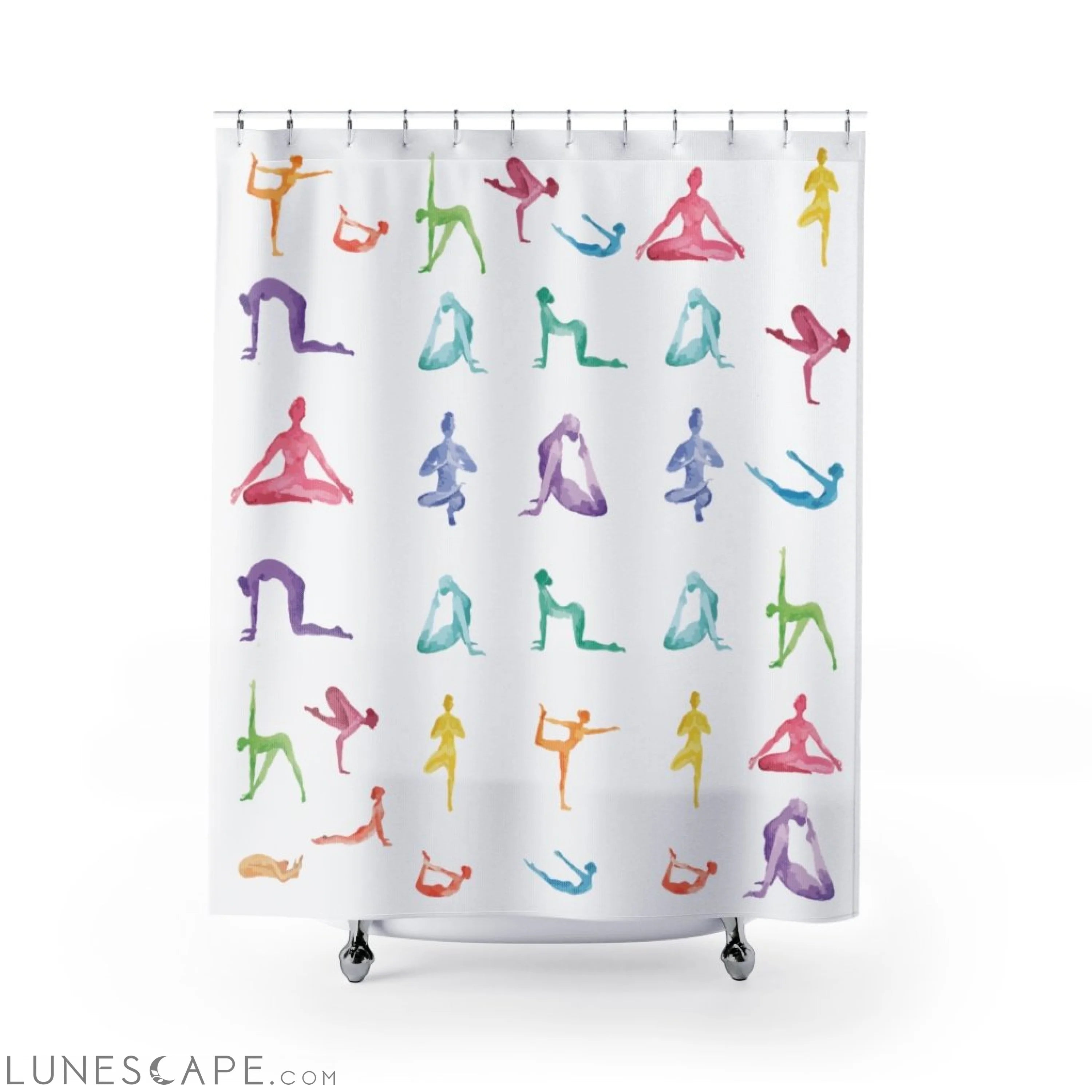 Yoga Sanctuary Shower Curtains LUNESCAPE