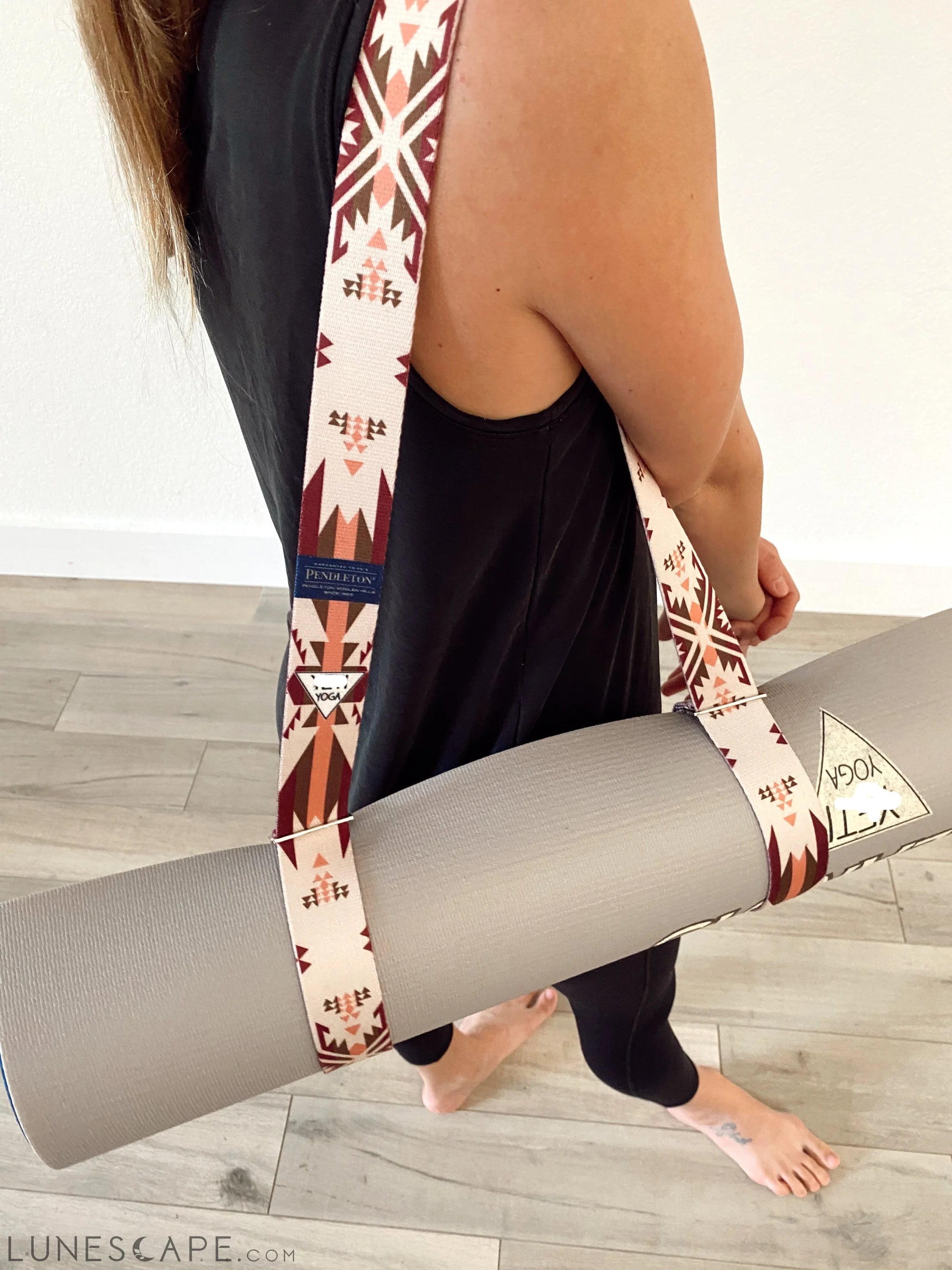 Yoga Strap Pendleton White Sands LUNESCAPE