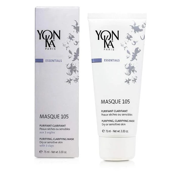 YONKA - Essentials Masque 105 - Purifying Clarifying Mask (Dry or Sensitive Skin) LUNESCAPE