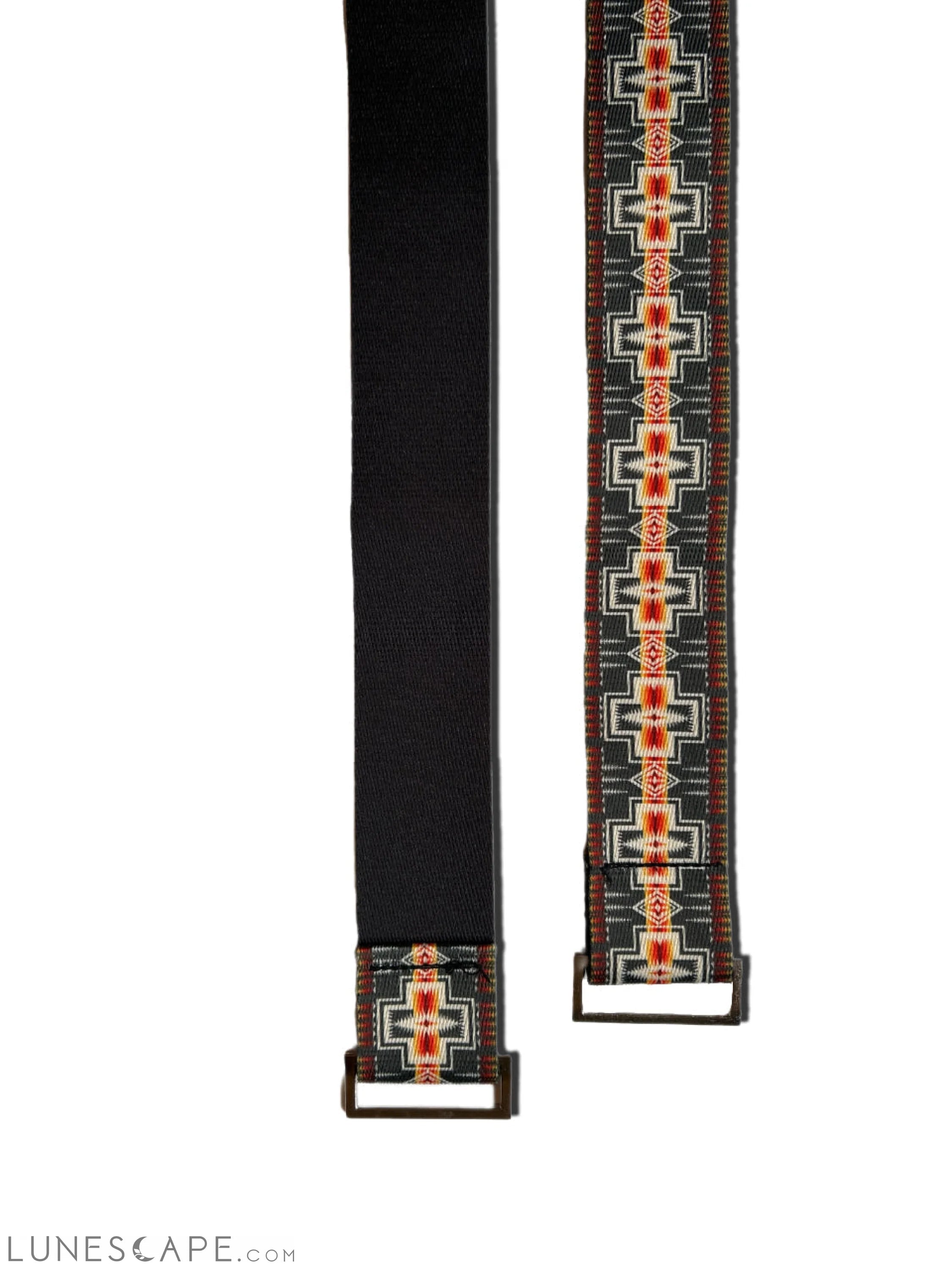 Yune Metal Buckle Yoga Strap Pendleton Harding Black LUNESCAPE