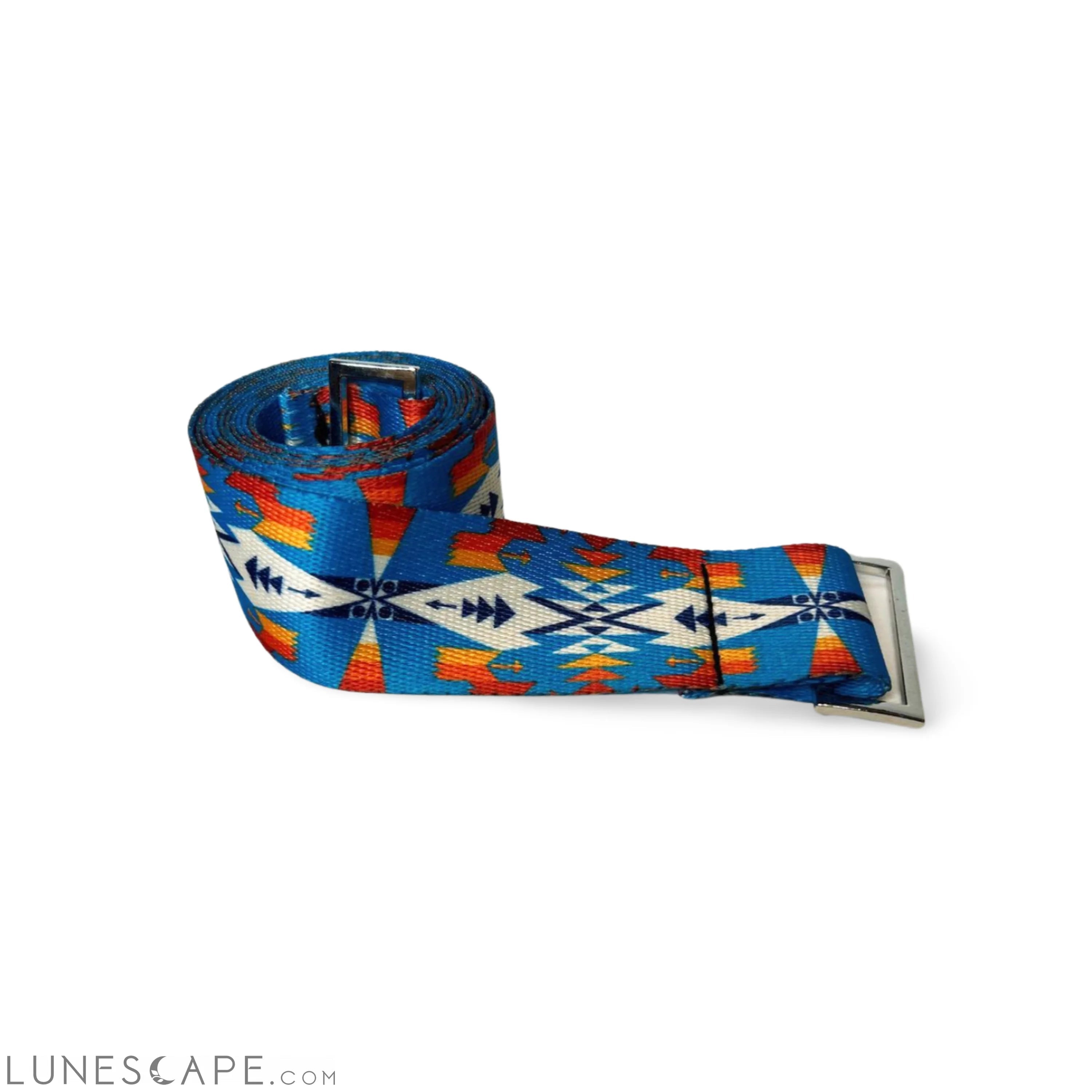 Yune Metal Buckle Yoga Strap Pendleton Tucson Turquoise LUNESCAPE