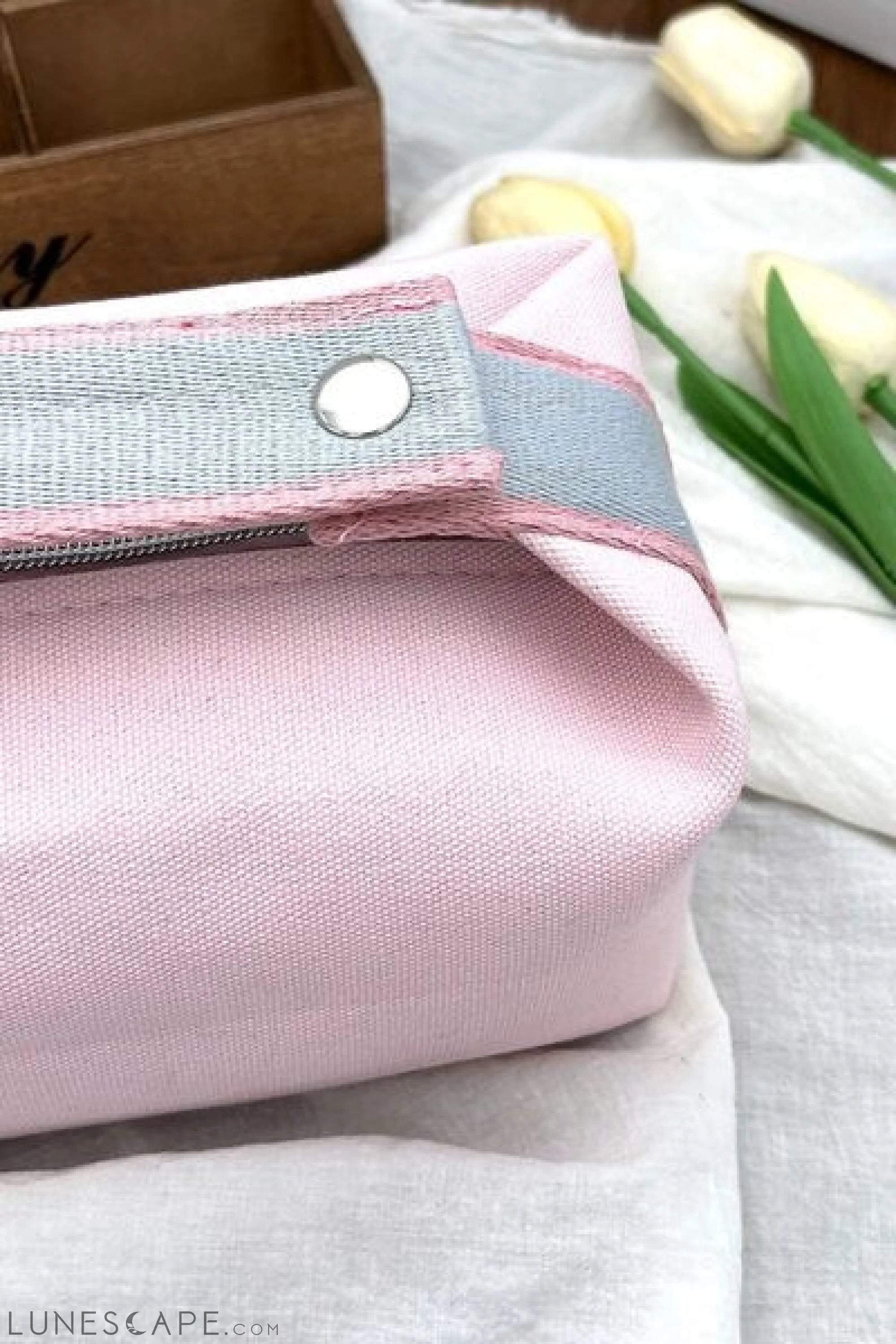 Zenana Waterproof Canvas Travel Cosmetic Bag LUNESCAPE